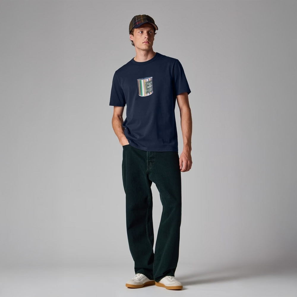 - Wax Tin T-Shirt - Champions Blue