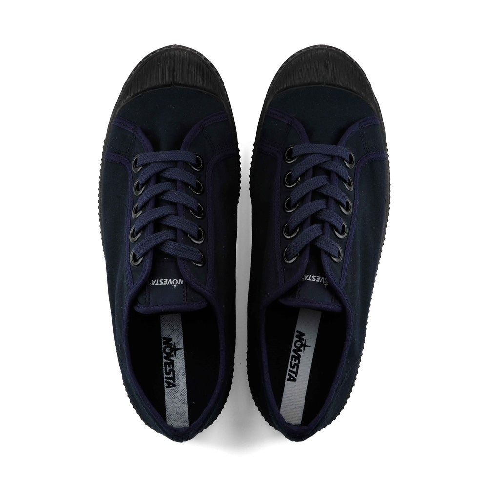 - Star Master Wax Cotton Sneakers - Navy