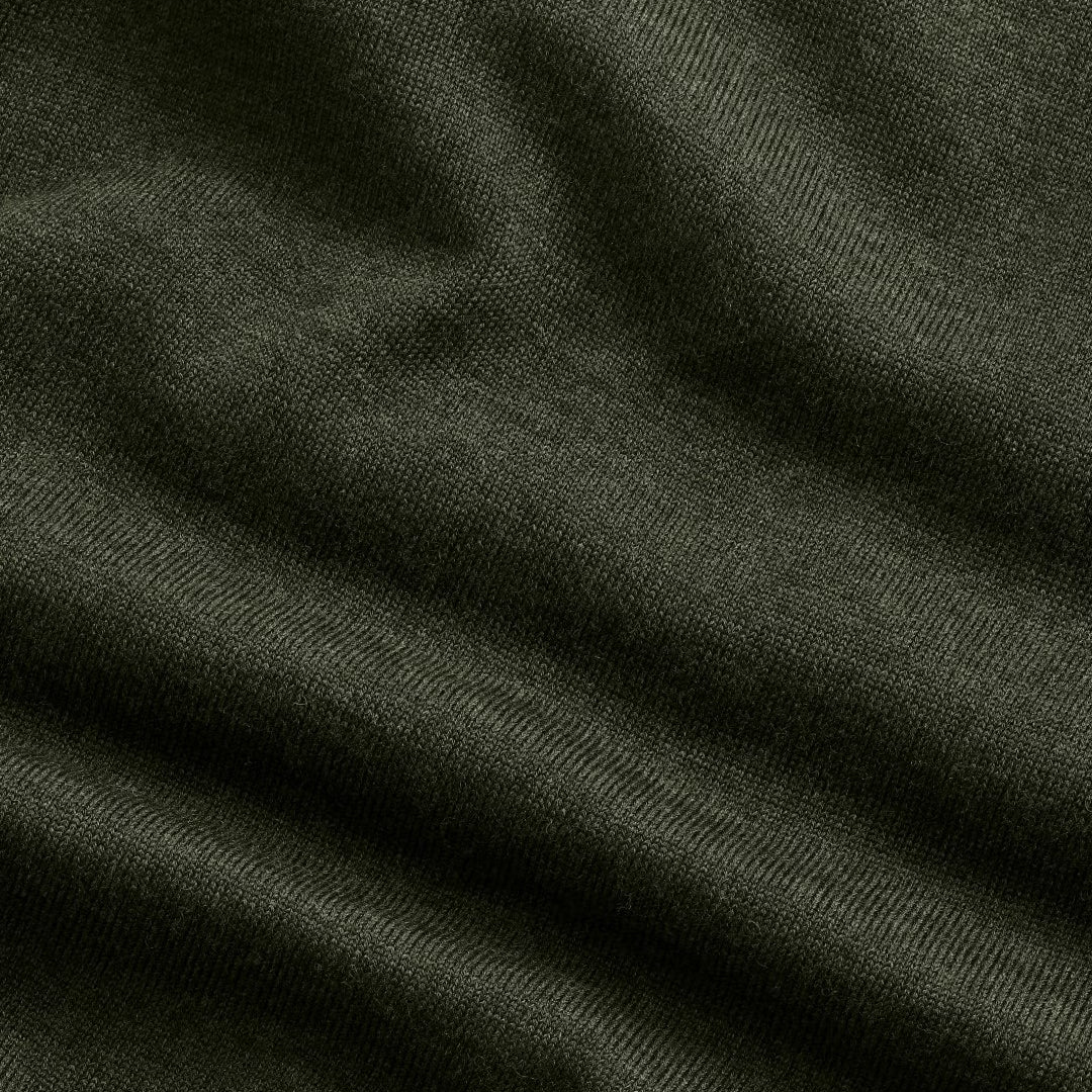 Ted Lightweight Merino Wool Sweater - Dark Army