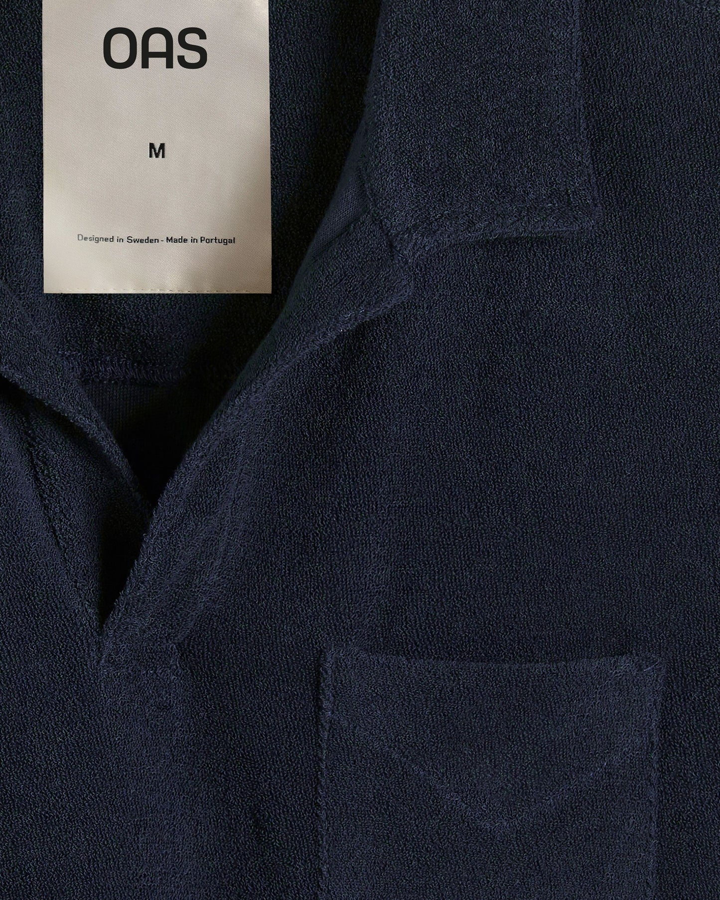 Terry Polo Shirt - Navy