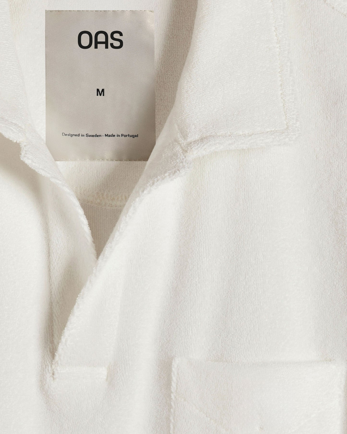 Terry Polo Shirt - White