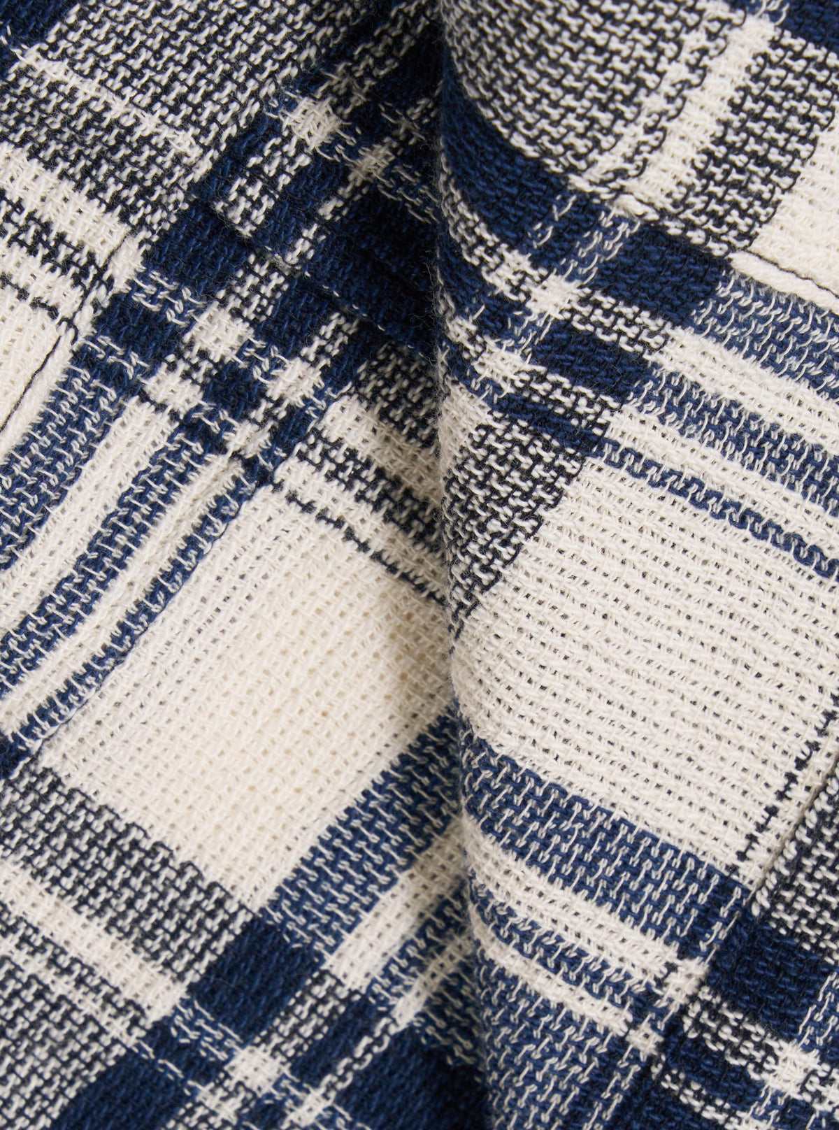Texture Plaid Cancun Jacket - Navy