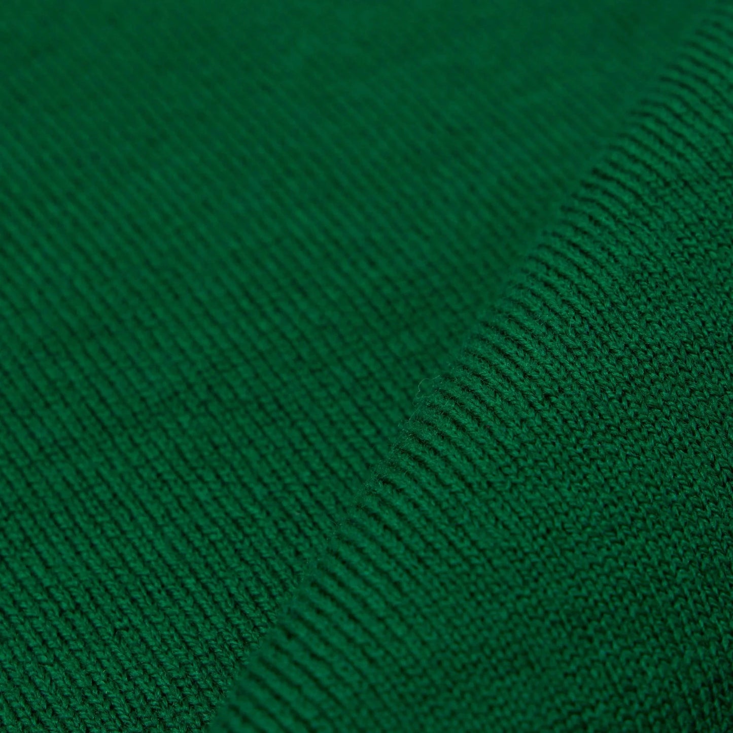 Merino Fine Knit Knit Tee - Green