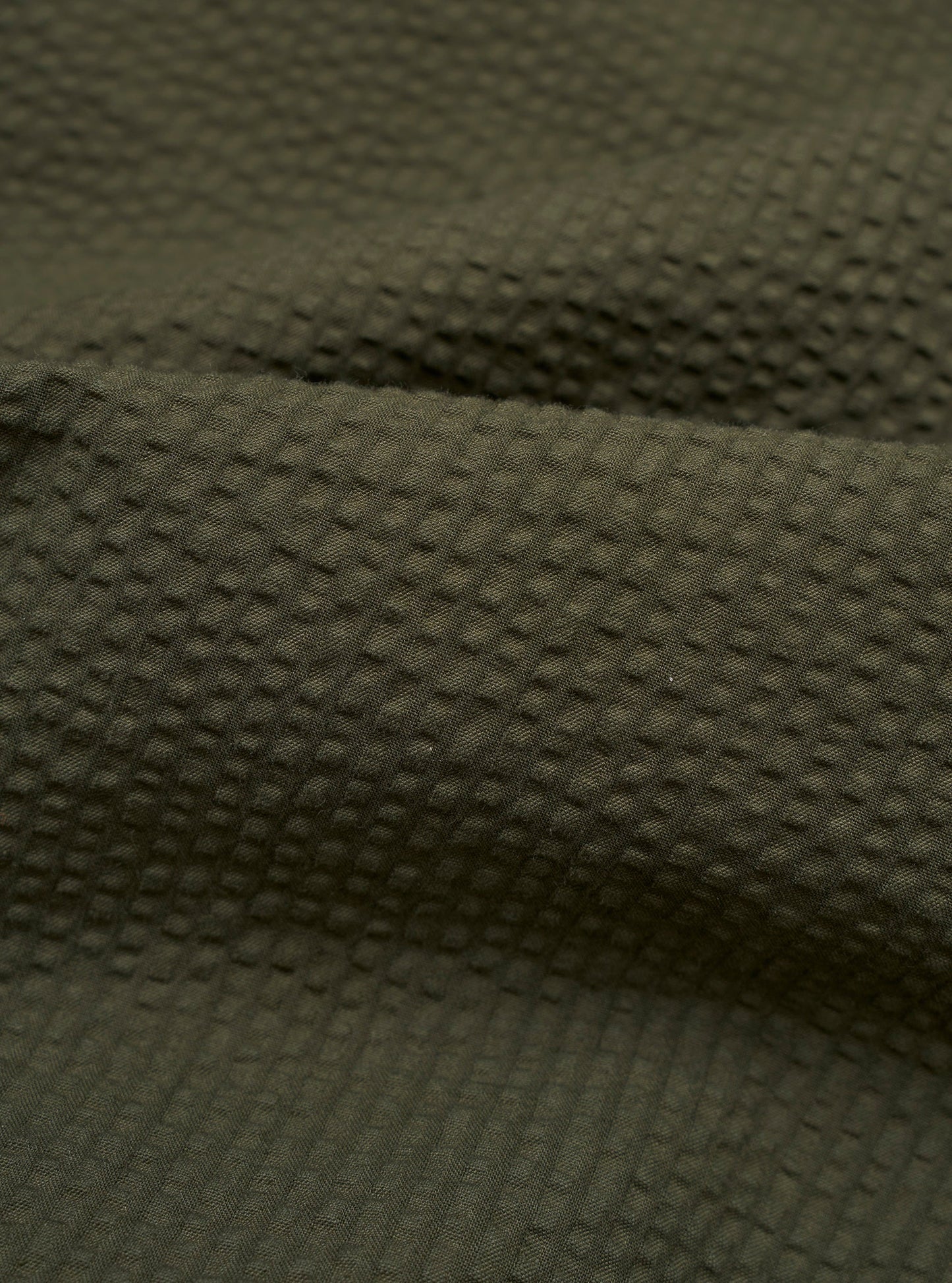 Merida Seersucker 3 Button Jacket - Olive