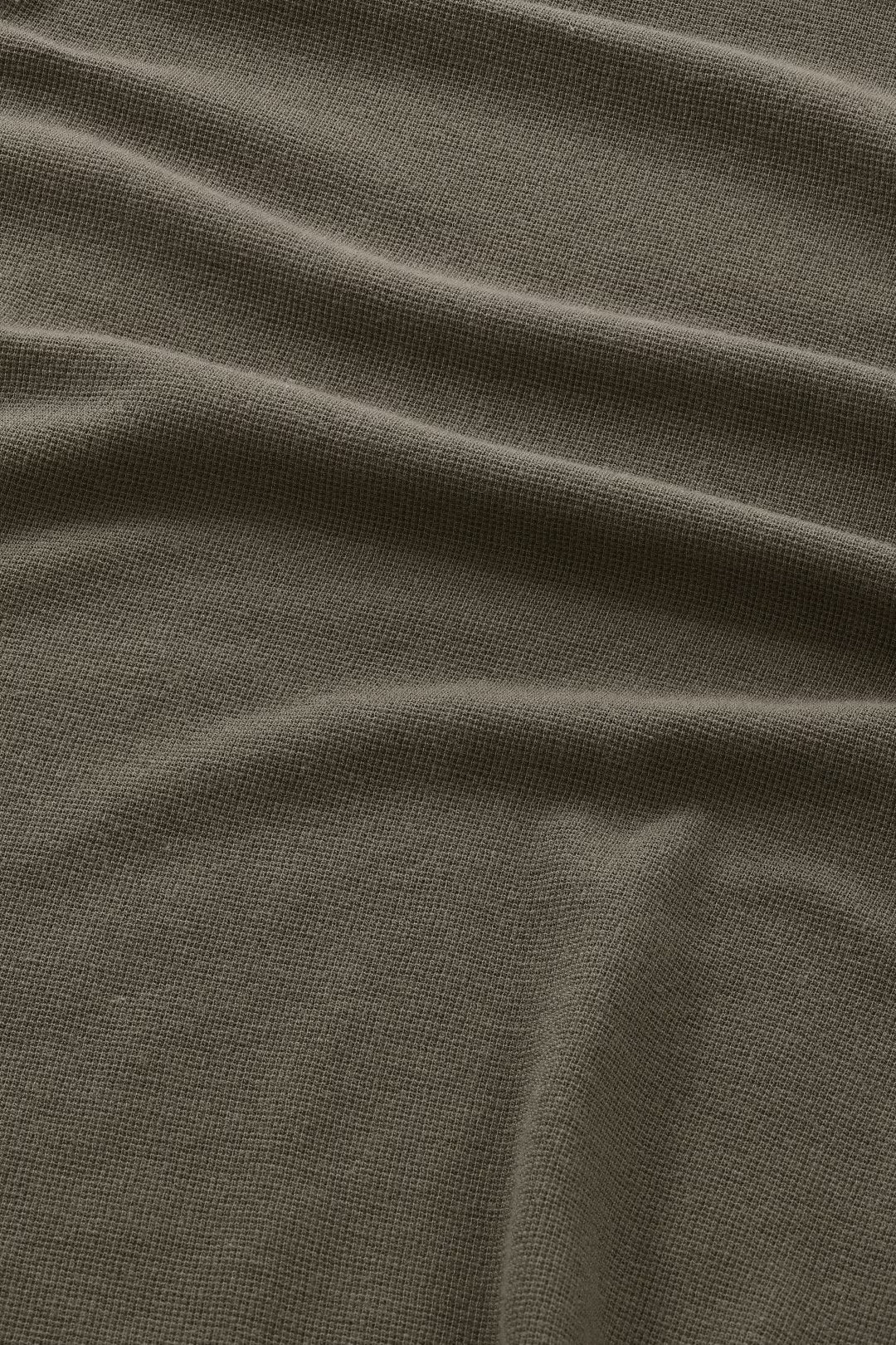 Clive - Waffle Knit Tee - Capers