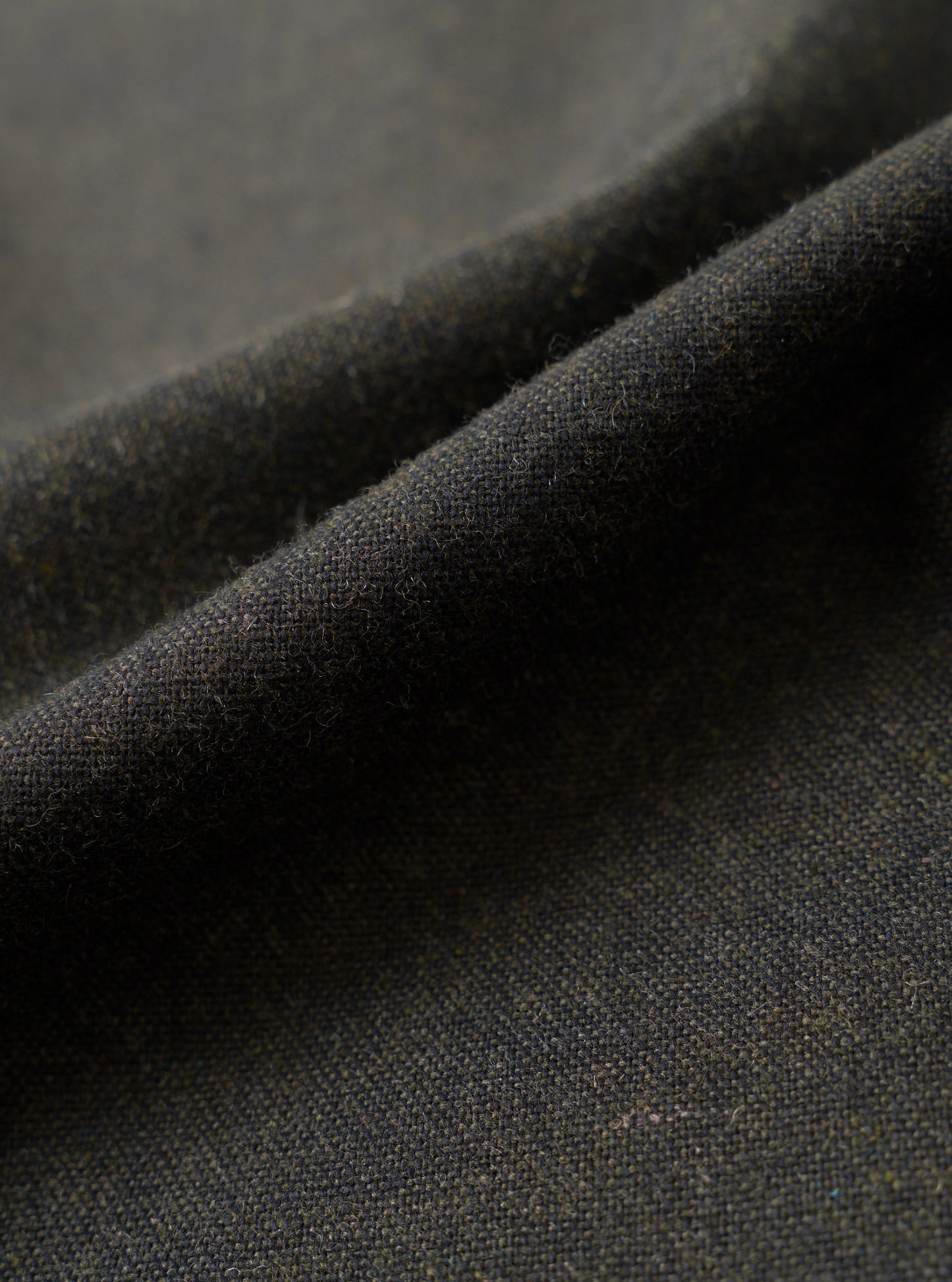 Recycled IT Tweed Pleated Track Pant - Olive