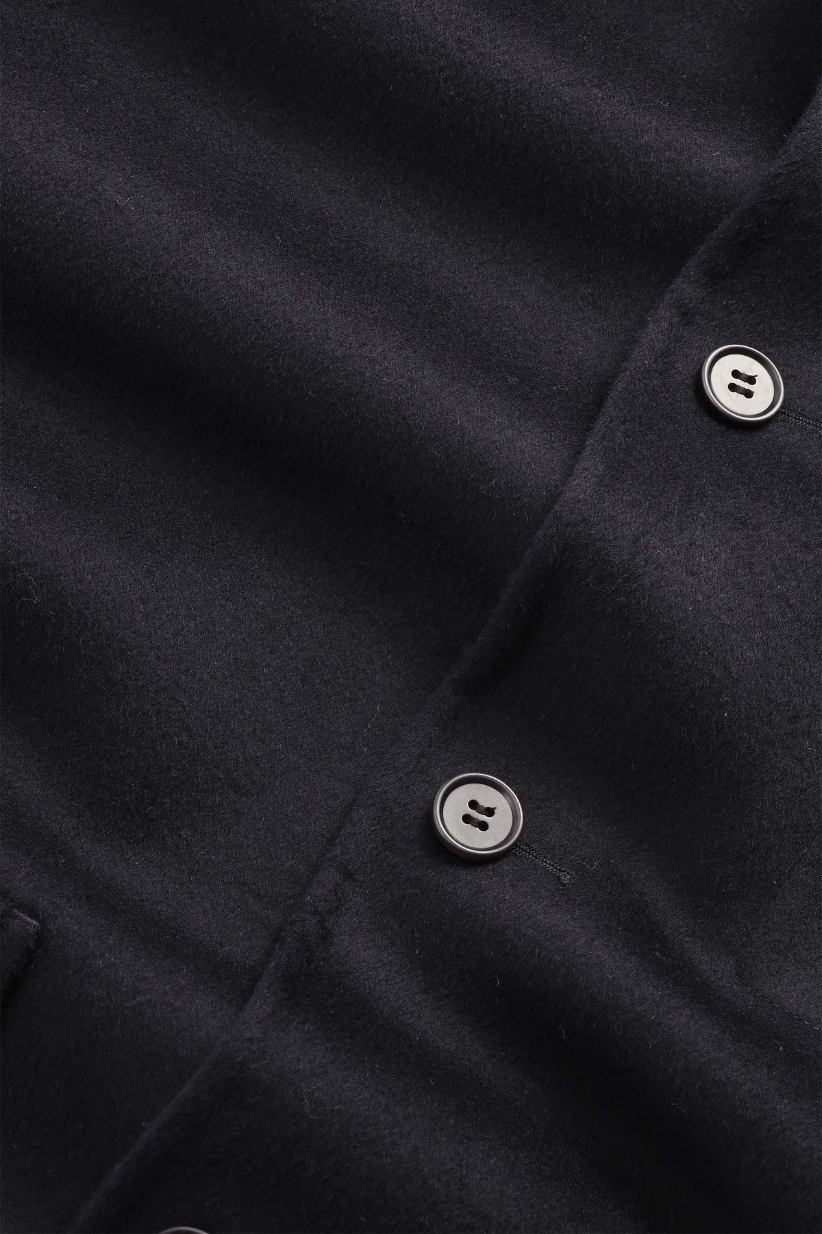 Morgan Brushed Heavyweight Wool Jacket - Deep Navy