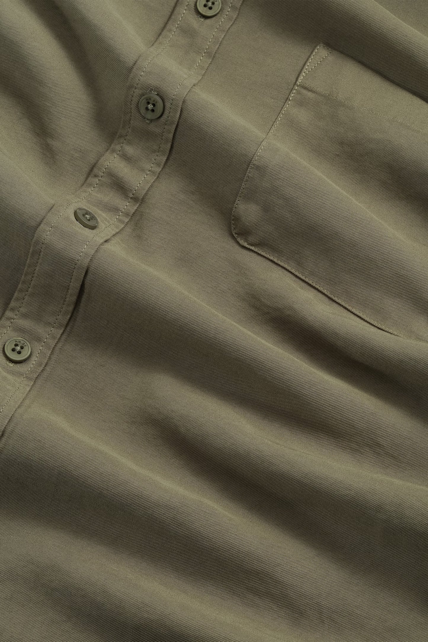 Deon - Drapey Viscose Blend Shirt - Capers