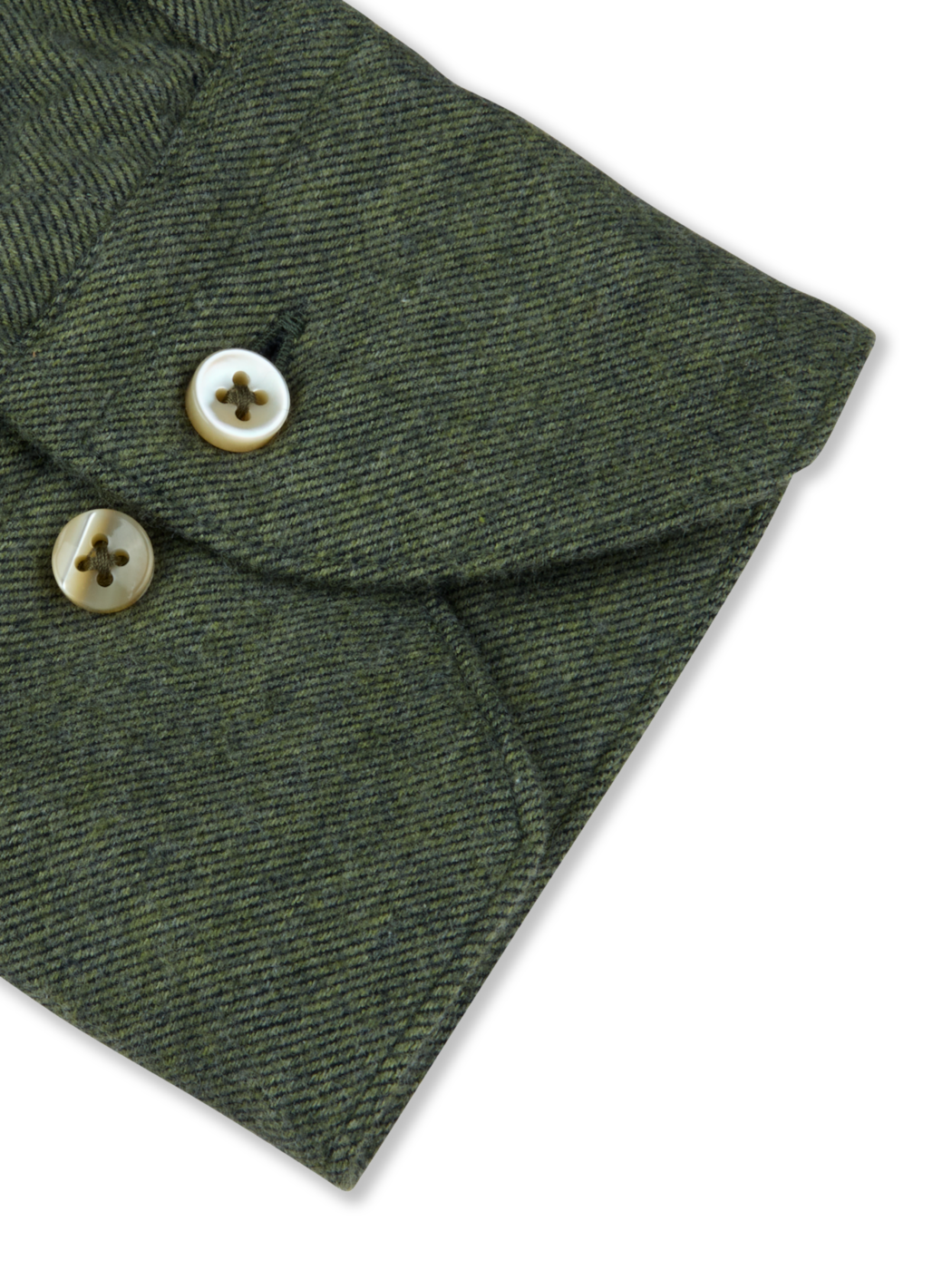Regular Flannel Shirt - Green