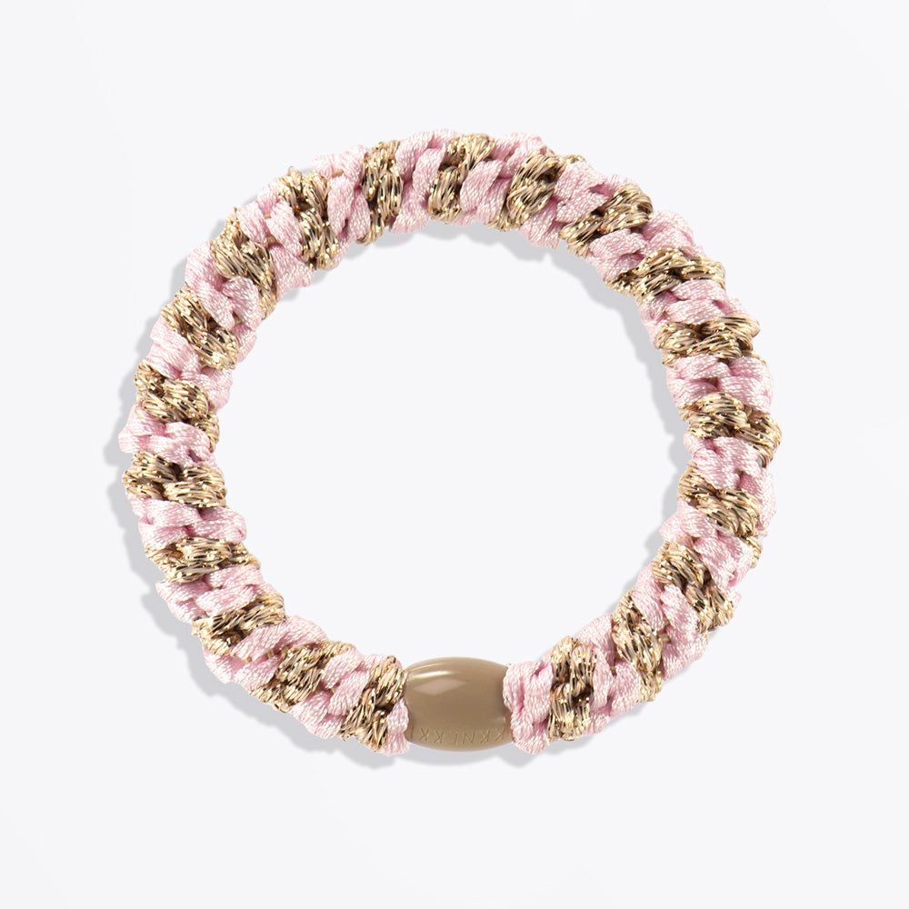 Light Beige Pink Glitter Stripe