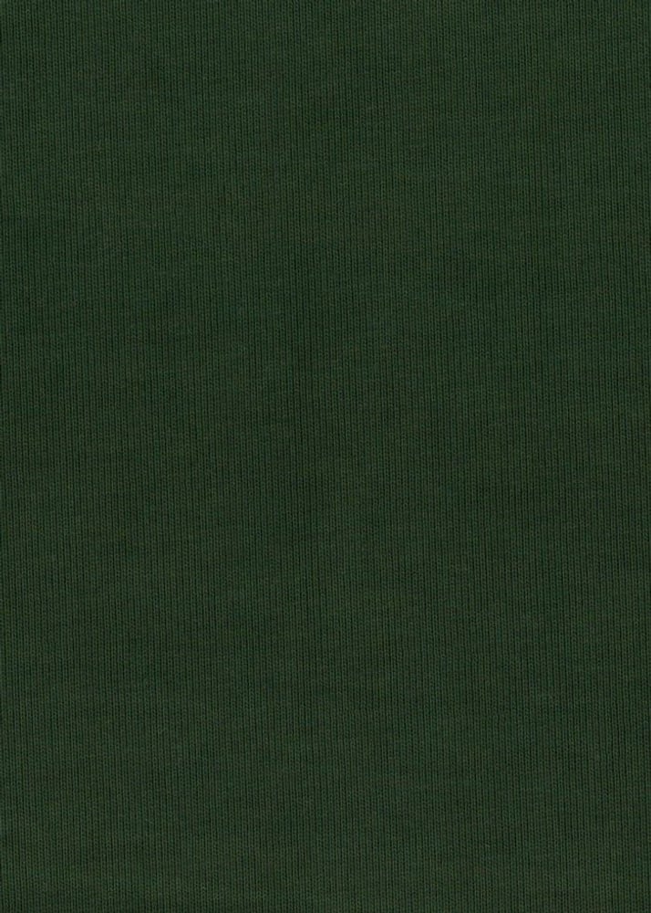 Oversized Logo Embroidery Cotton T-Shirt - Bottle Green