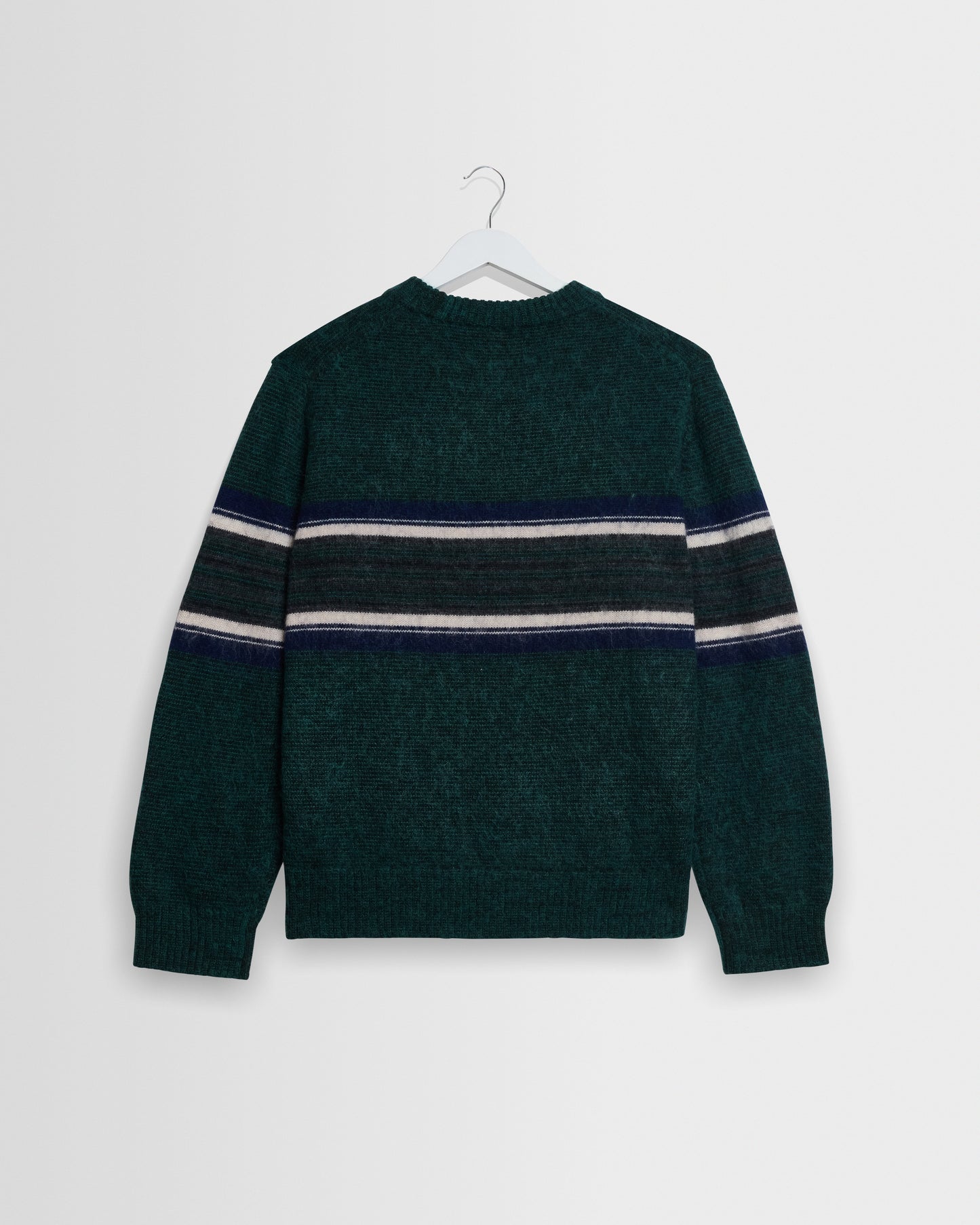 Wilde Crew Brush Preppy Stripe - Dark Green