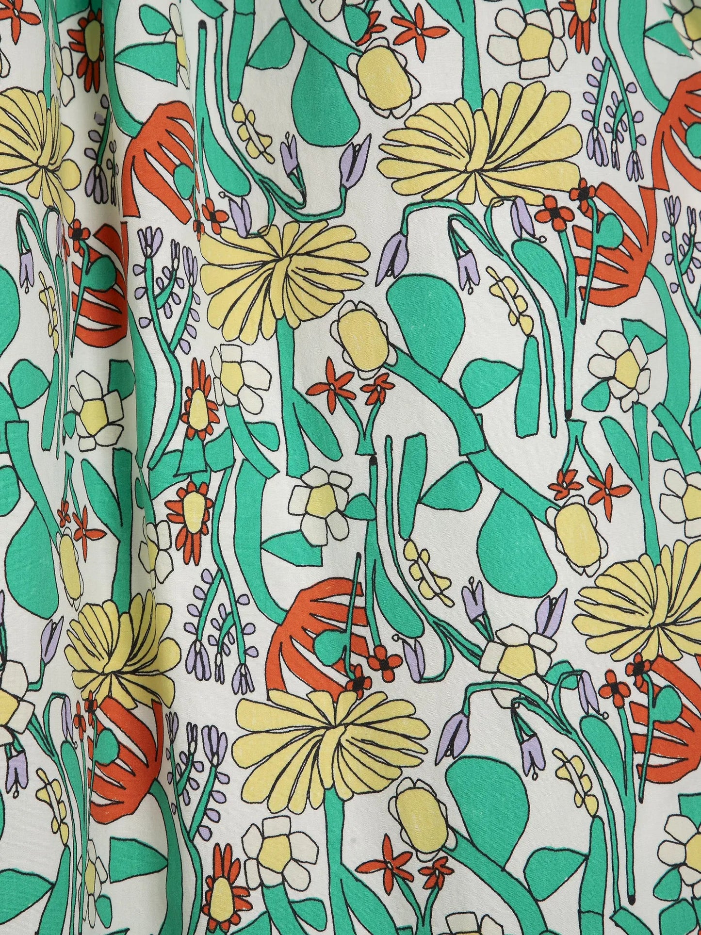 Color Herbalist Gathered Bustier Dress - Multicolour