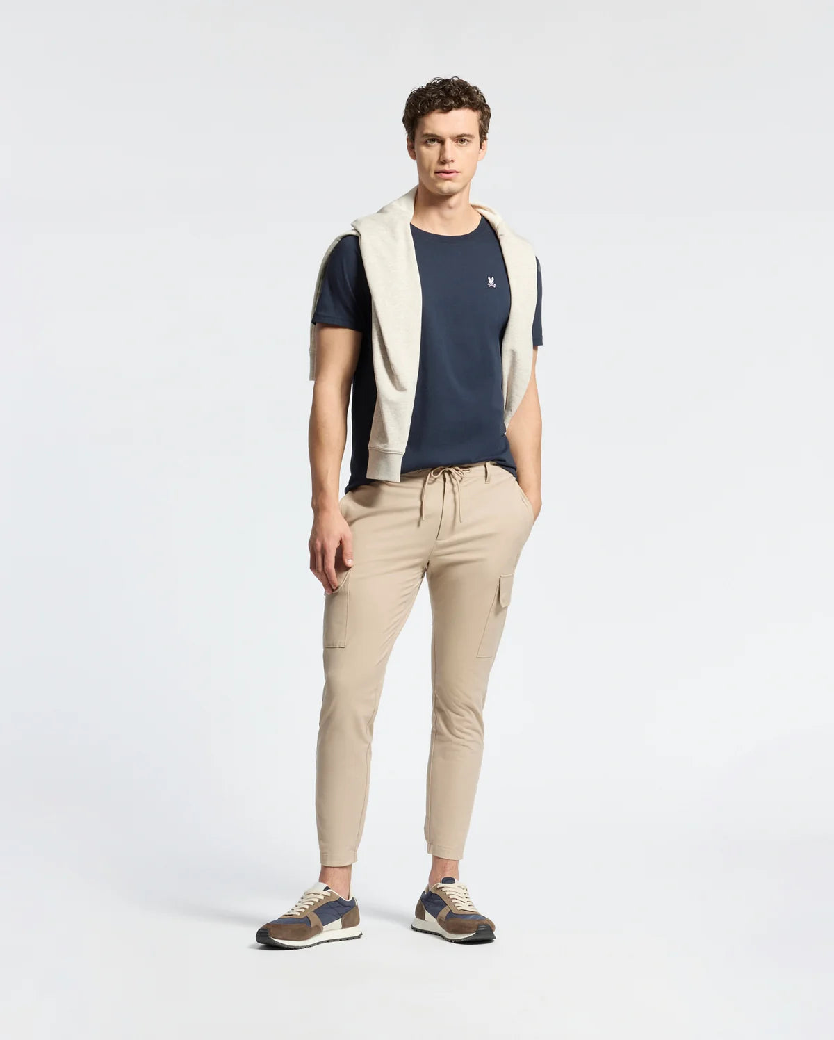 Classic Crew Neck Tee - Navy