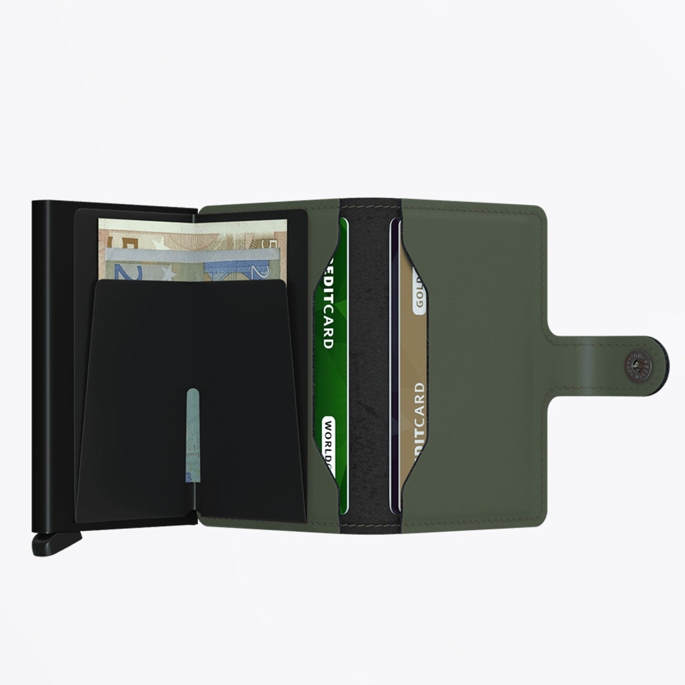 Miniwallet Matte - Green Black
