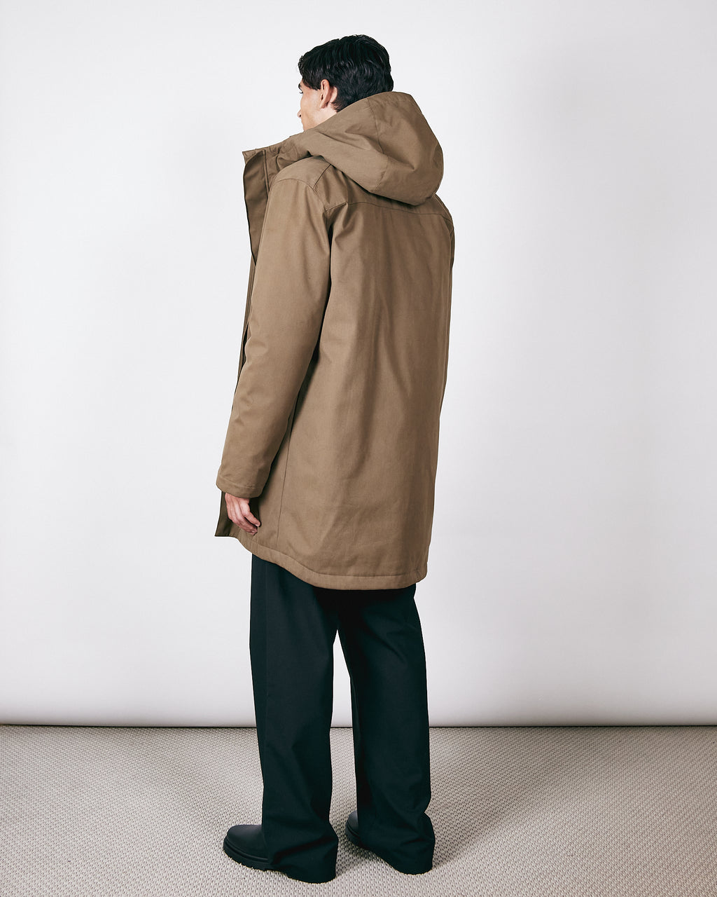 Bryson Cotton Coat - Deep Fern
