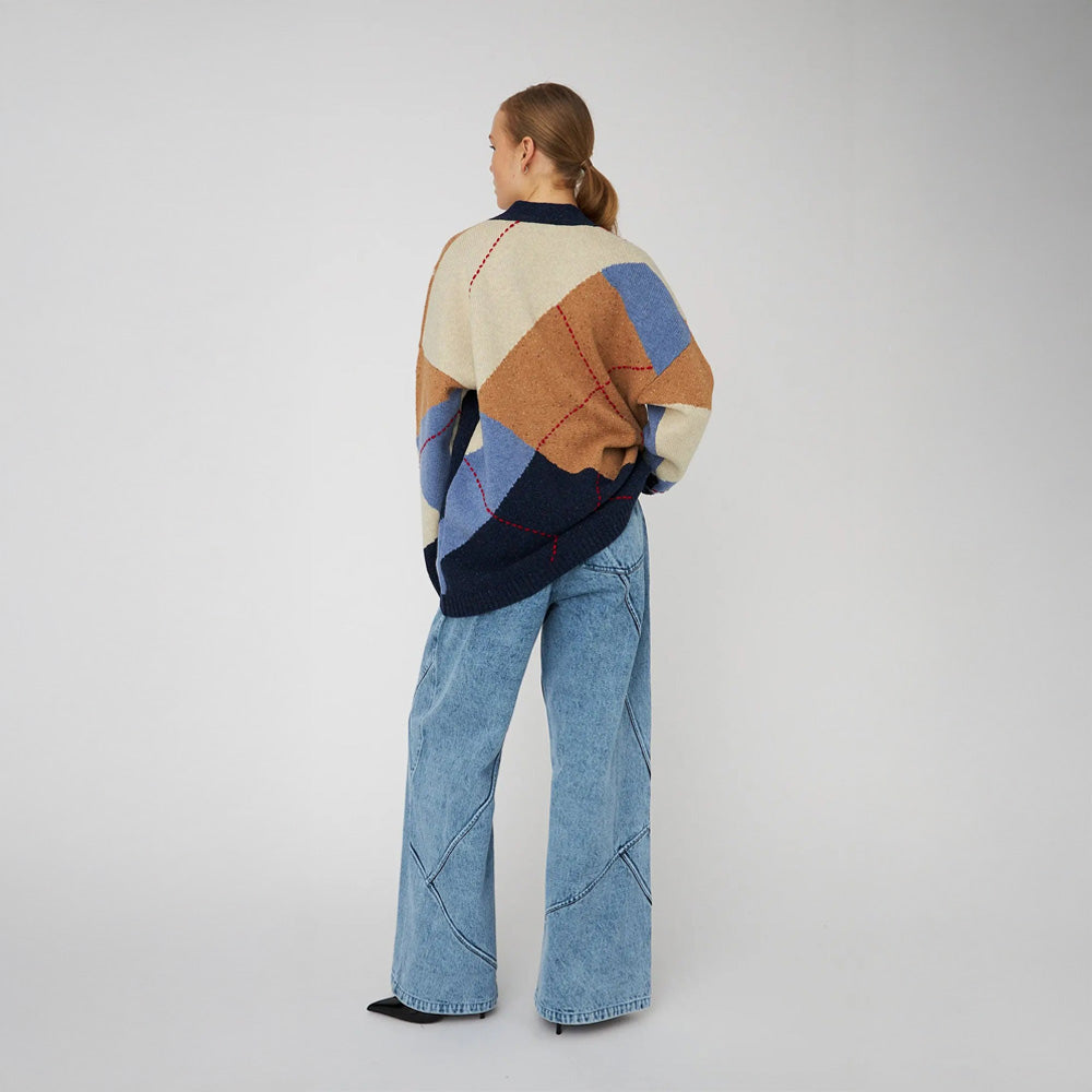 Back To School Maxi Cardigan - Blue Sea