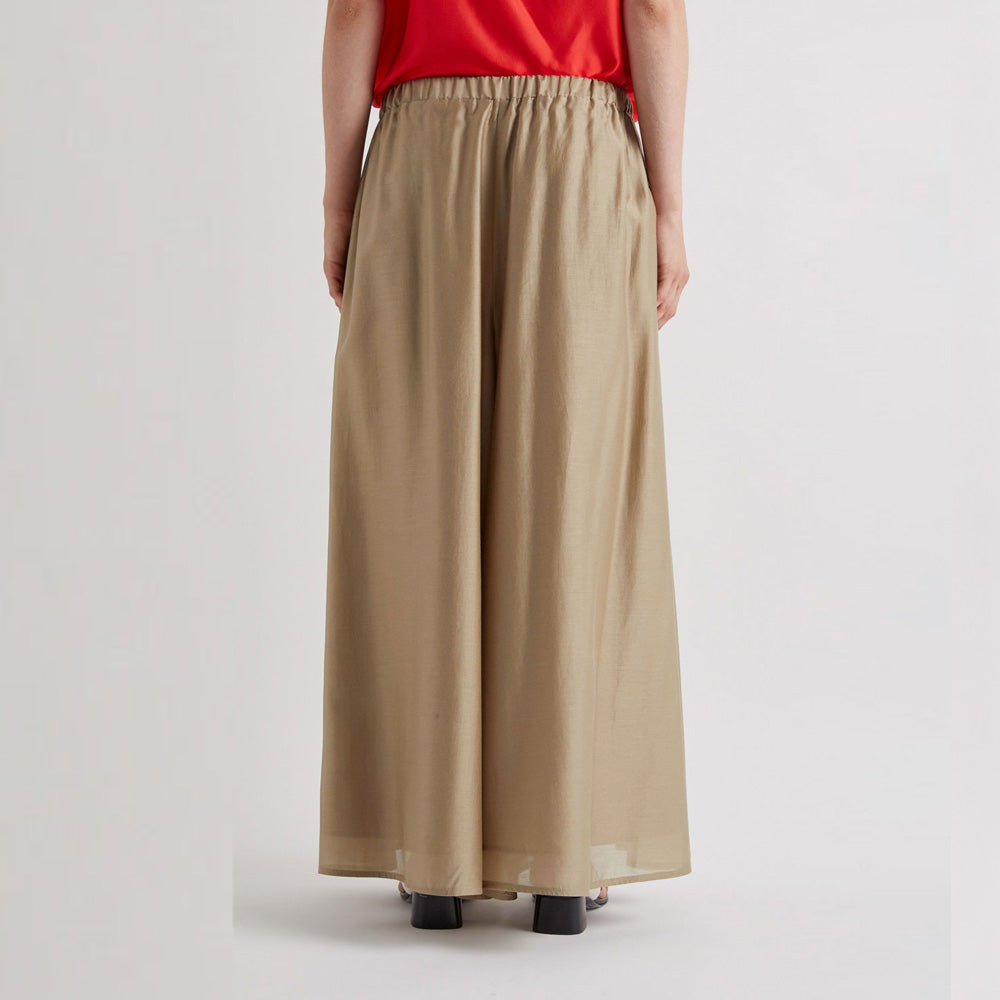 Palazzo Pants - Beige