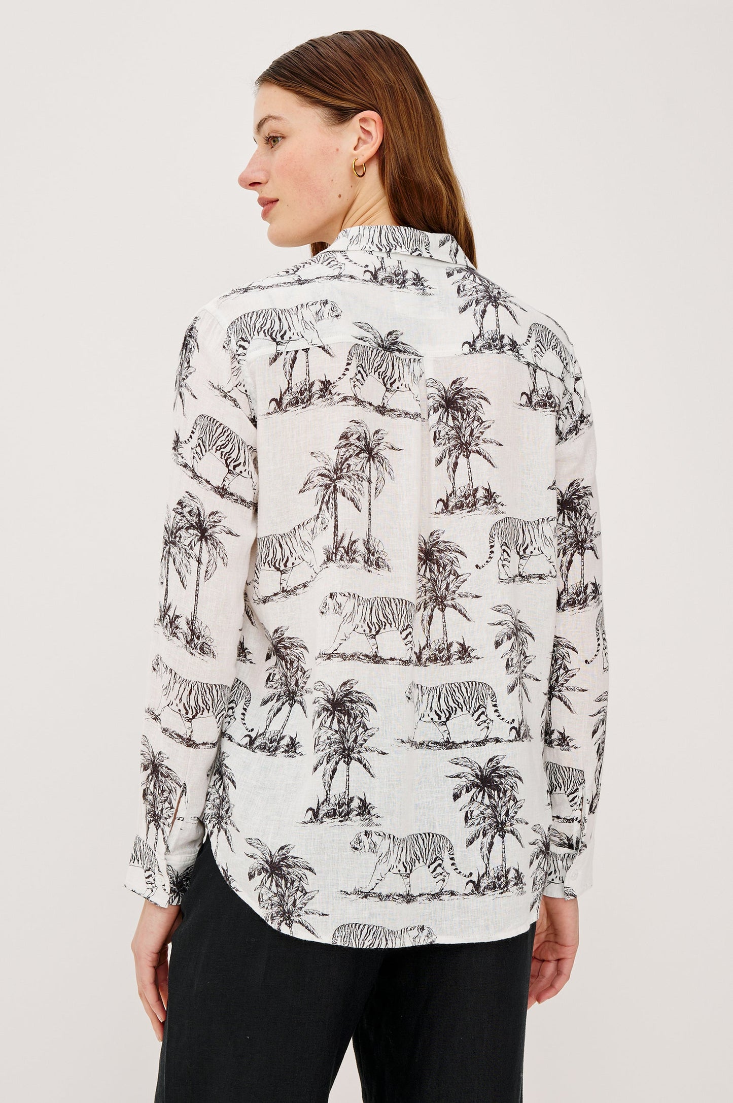 Charli Shirt - Ivory Bengal