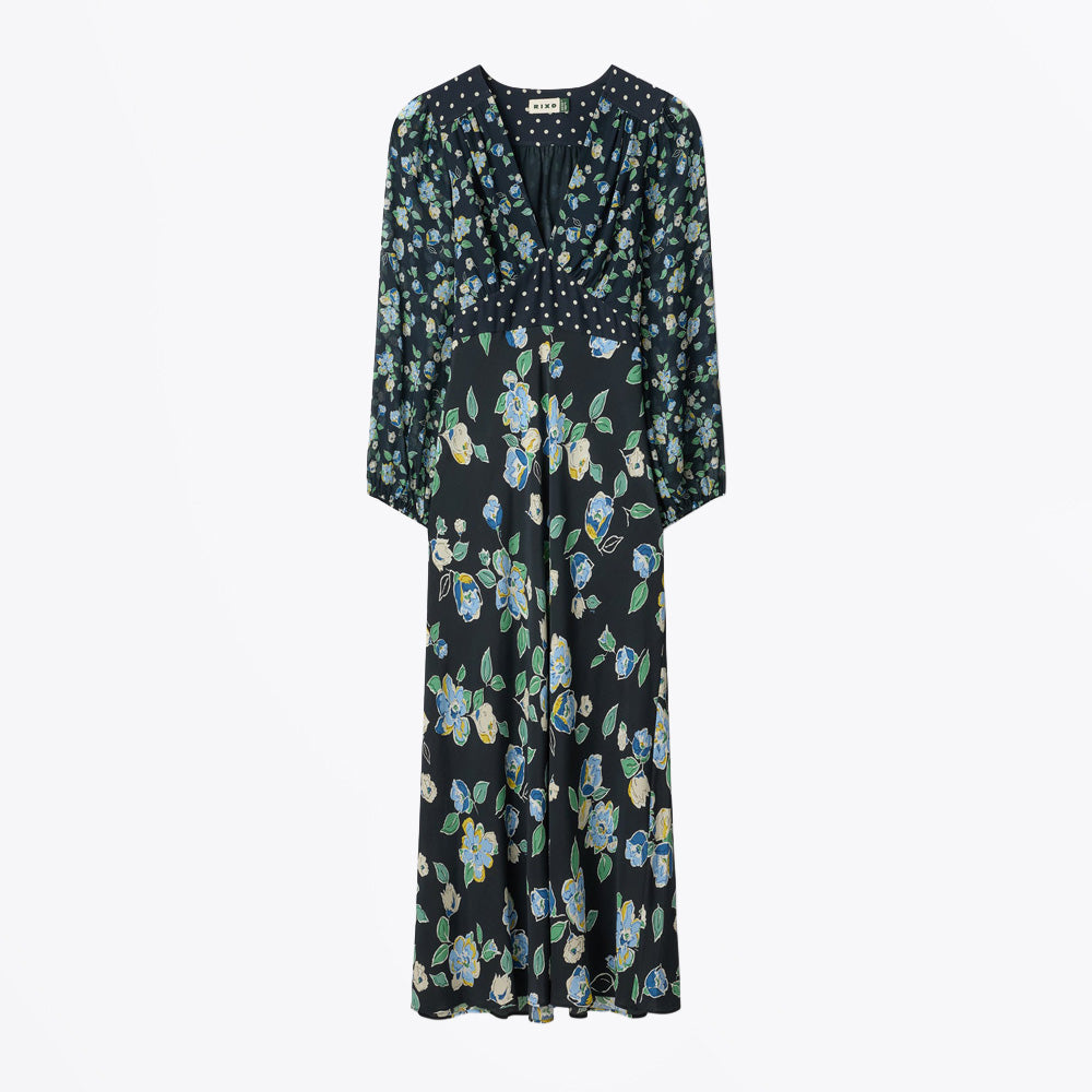 Kaila Dress - Layla Mix Navy