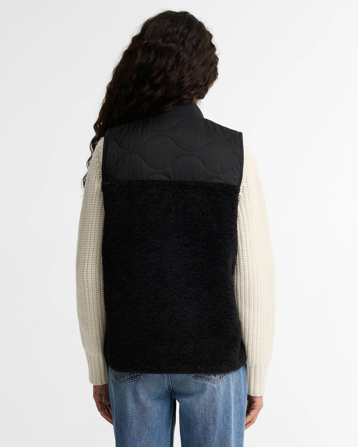 Ampleforth Fleece Gilet - Black