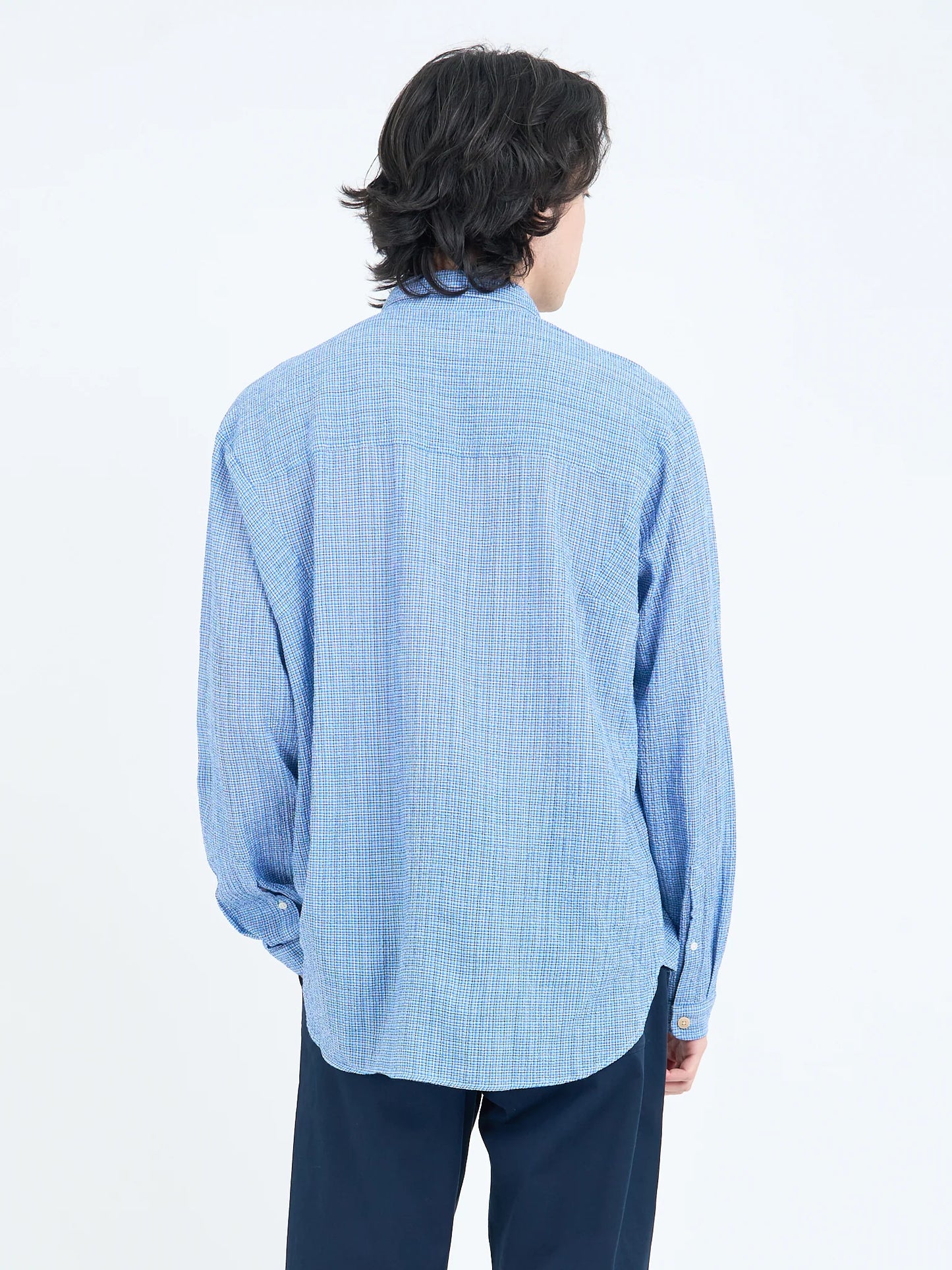 Garrison Long Sleeve Shirt (Loose Fit) Byrne - Blue
