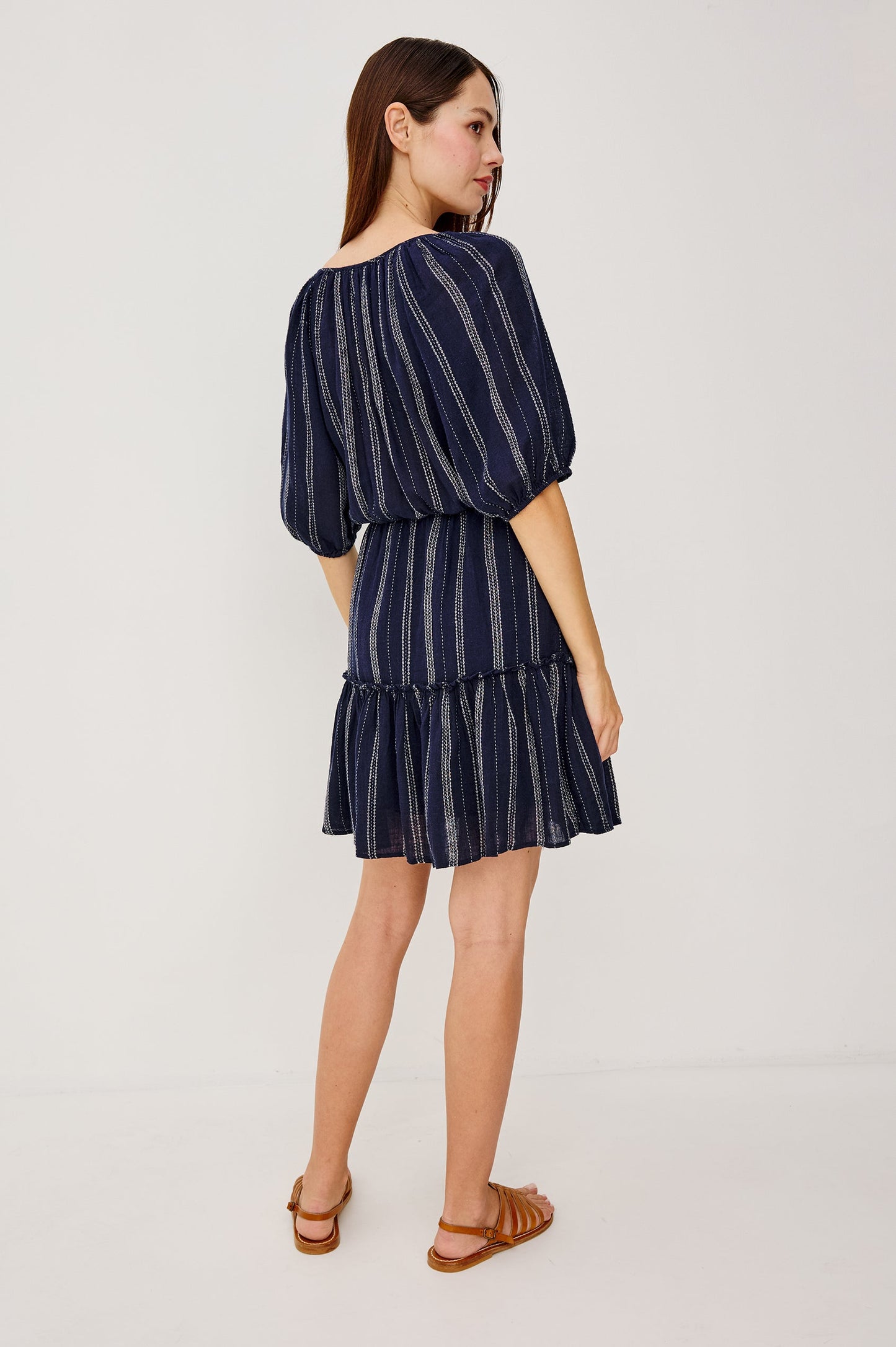 Saba Dress - Marina Stripe