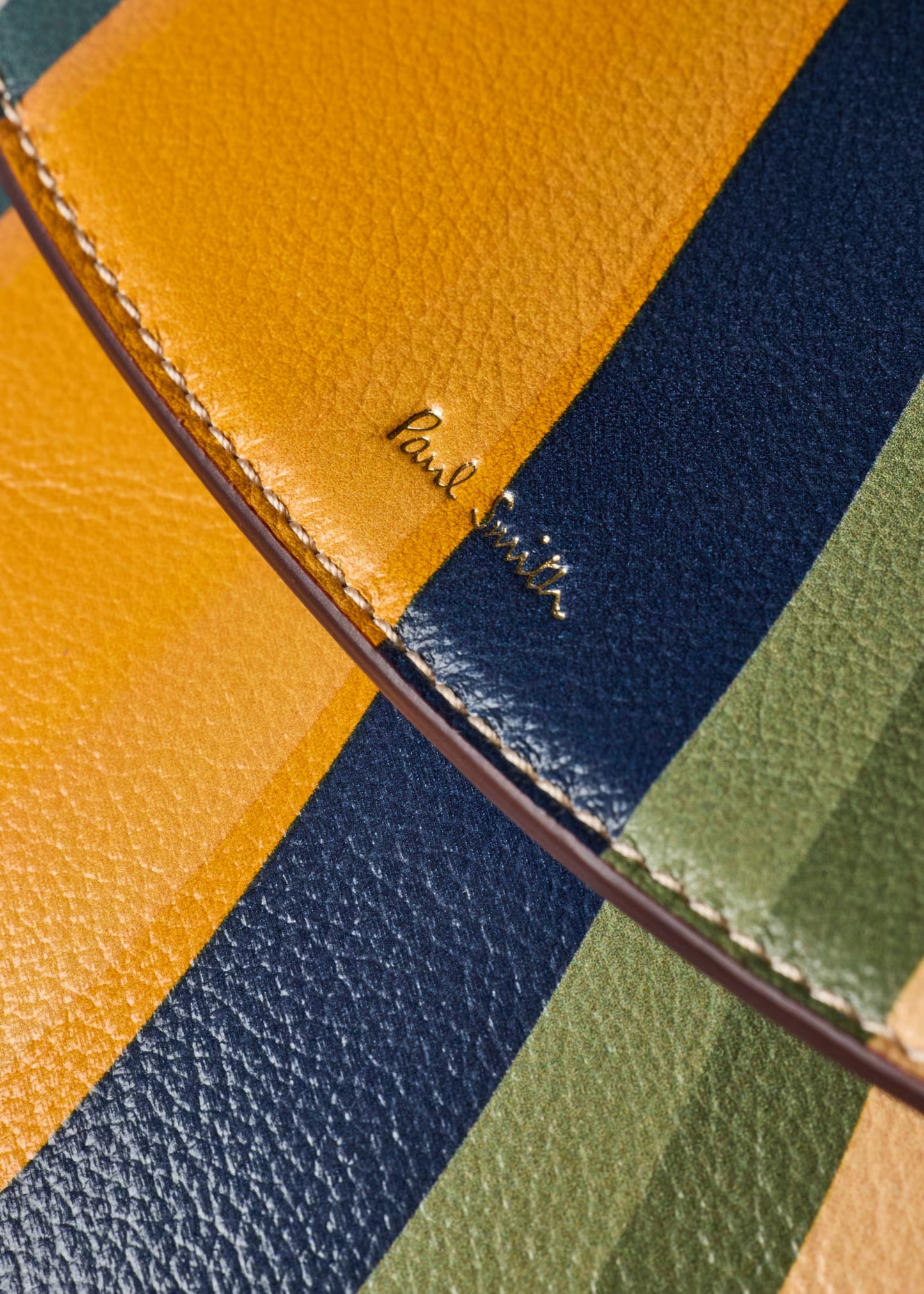 Leather 'Swirl' Baguette Bag - G Swirl