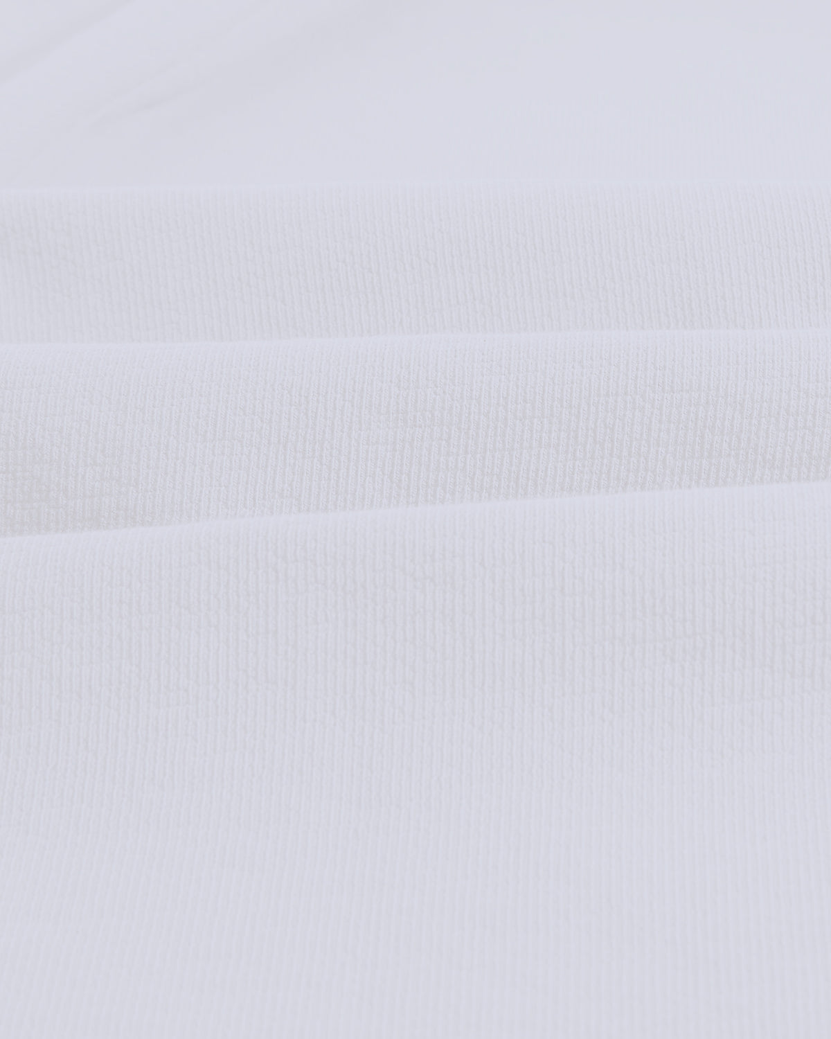 Dean Textured Organic Cotton T-Shirt - White