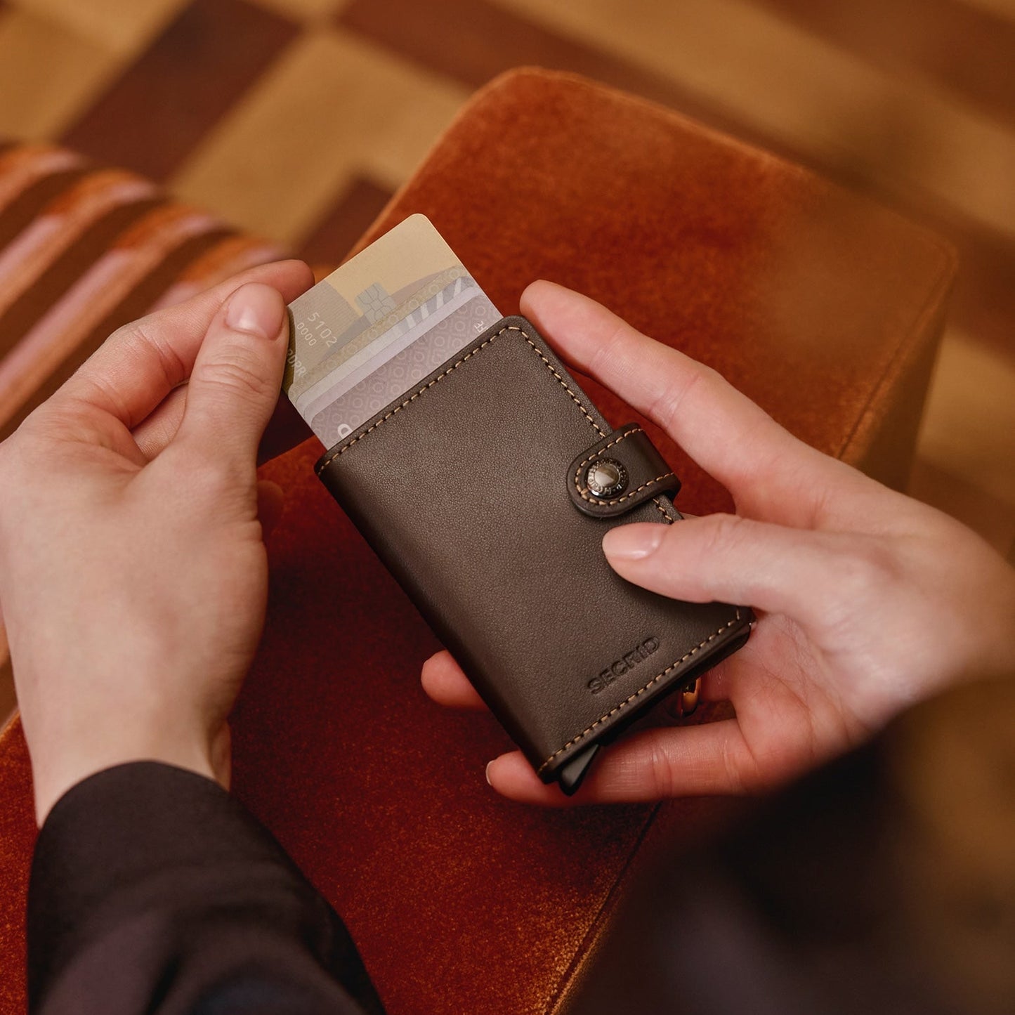 Miniwallet Original - Black-Brown