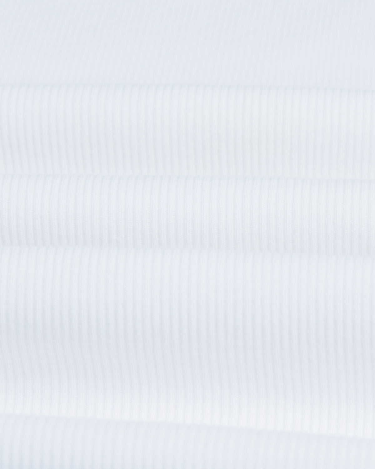 Montague Ribbed Organic Cotton Vest - White