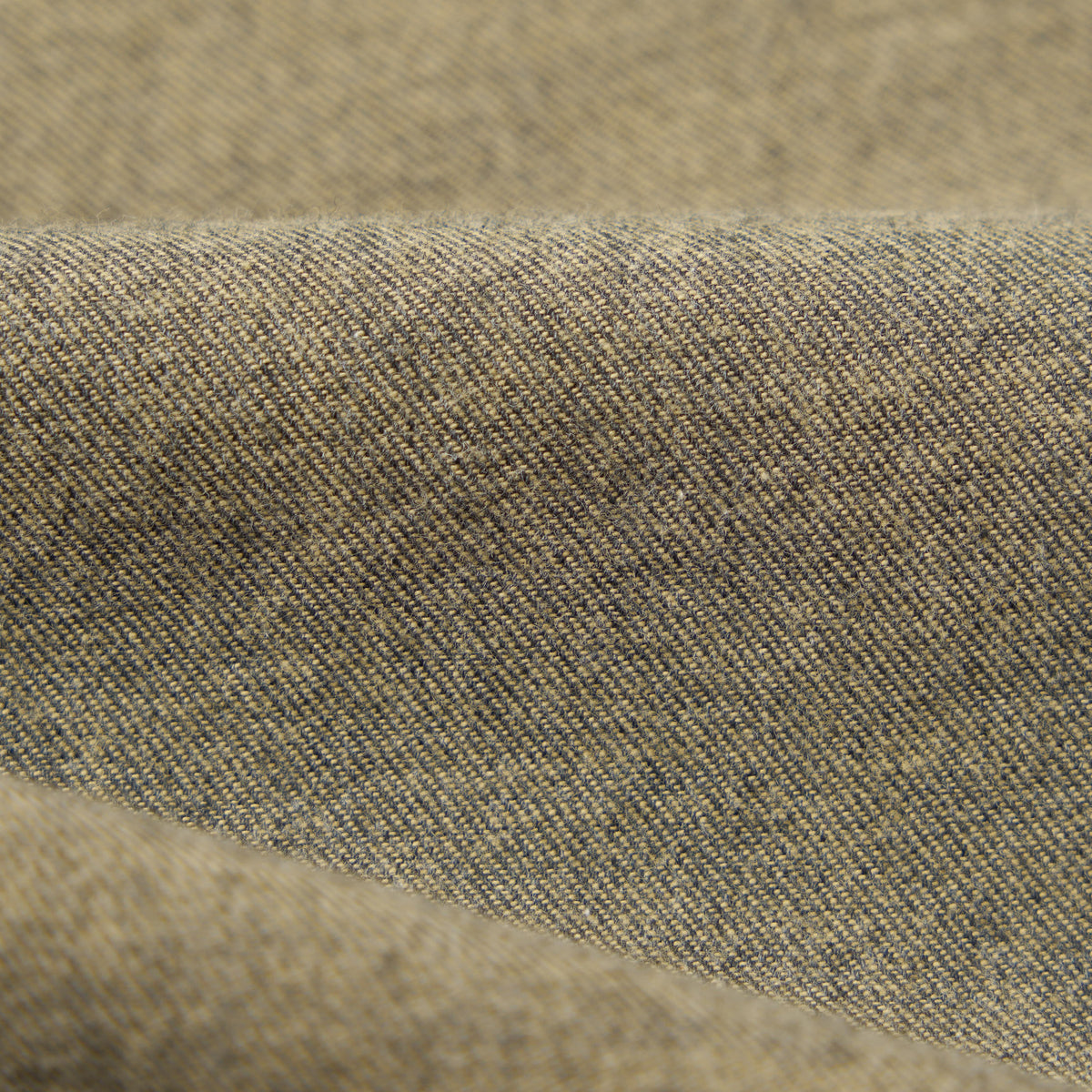 Square Pocket Shirt Brushed Twill Marl - Mustard