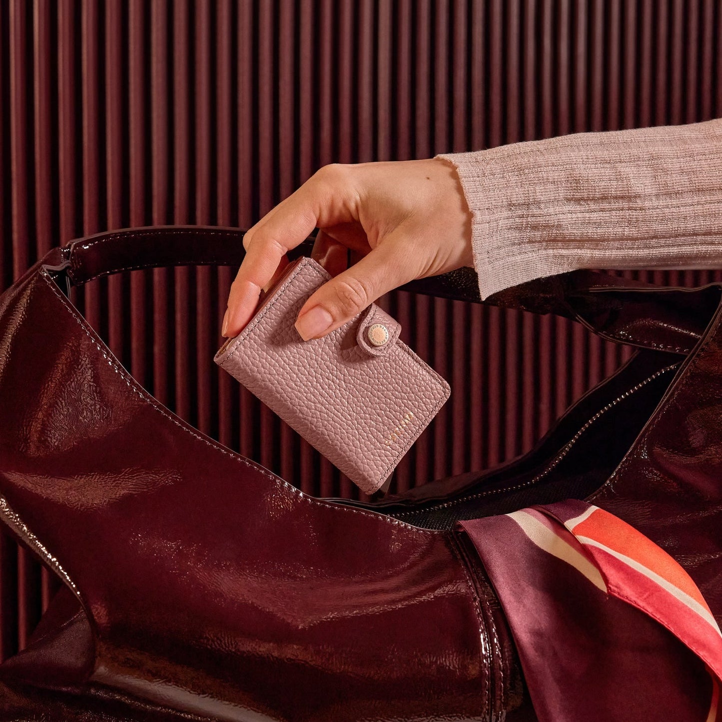 Miniwallet Pebble - Rose