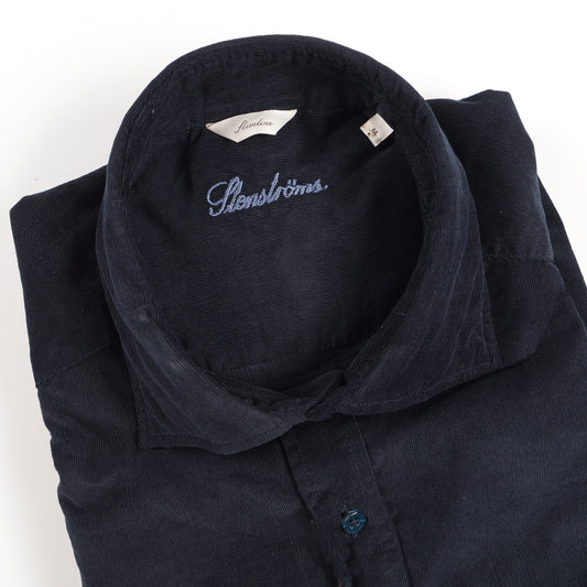 Stenströms Navy Corduroy shirt