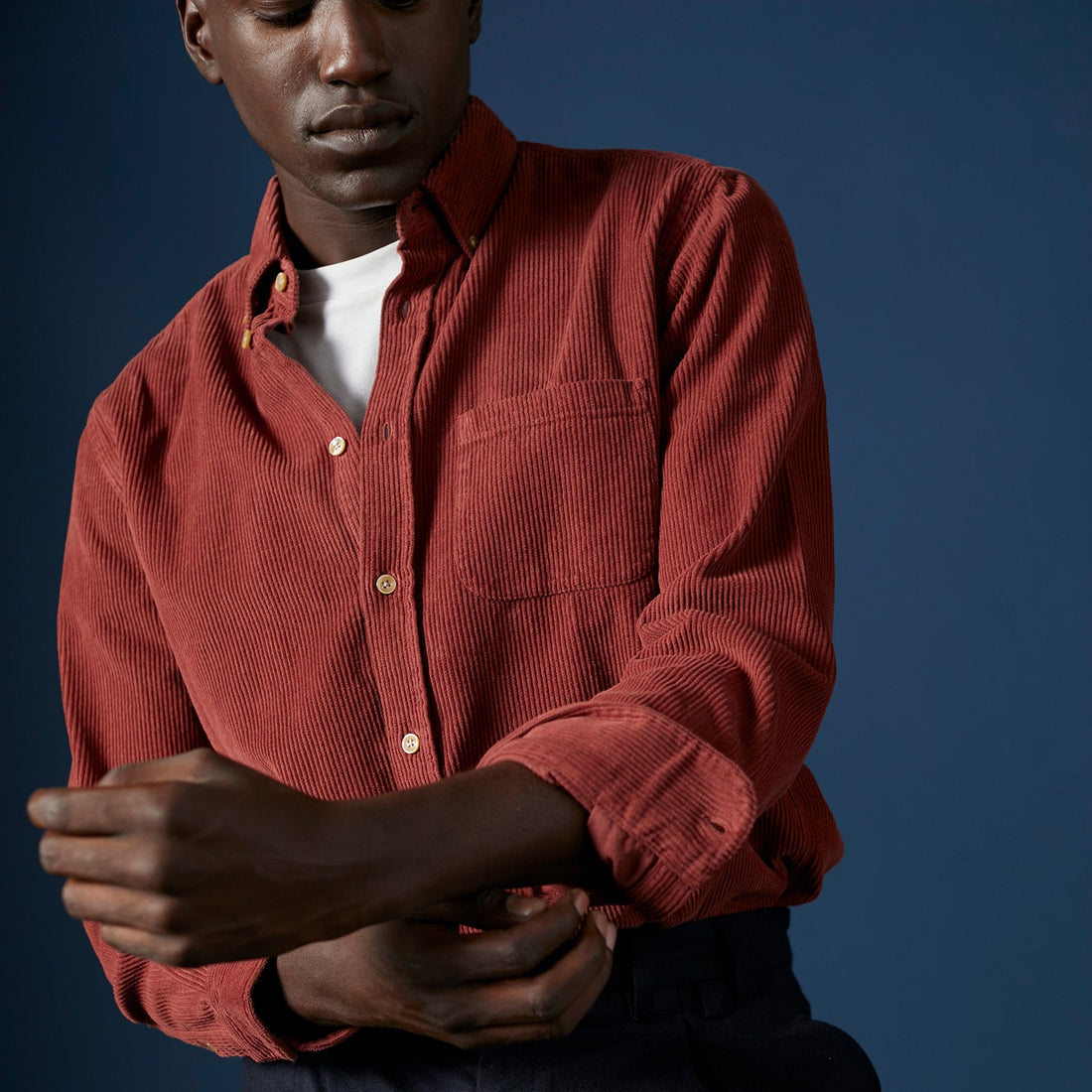 Portuguese Flannel Lobo Bordeaux Shirt
