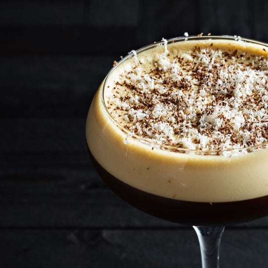 Espresso Martini with Parmesan Cheese