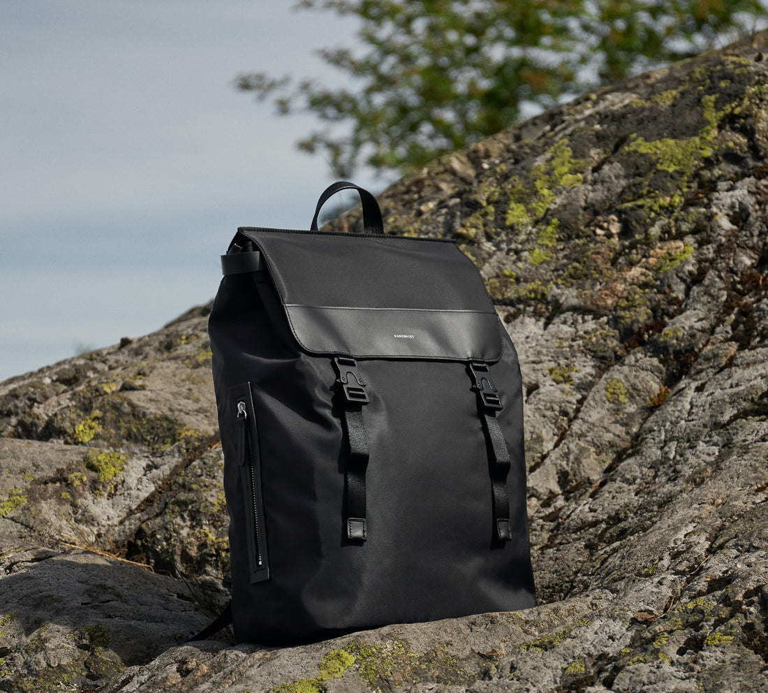 Sandqvist Hege Black Backpack