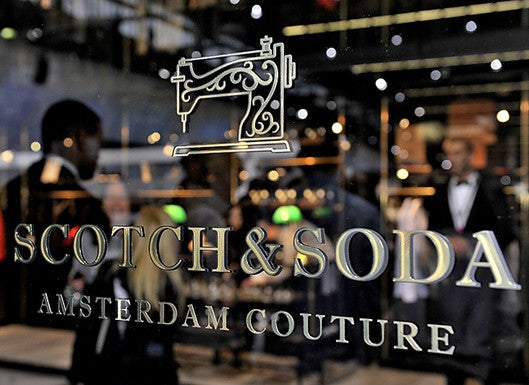 cotch & Soda display from store