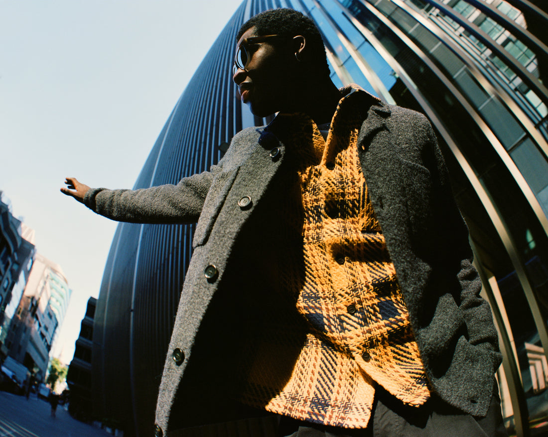 Model Wearing Wax London