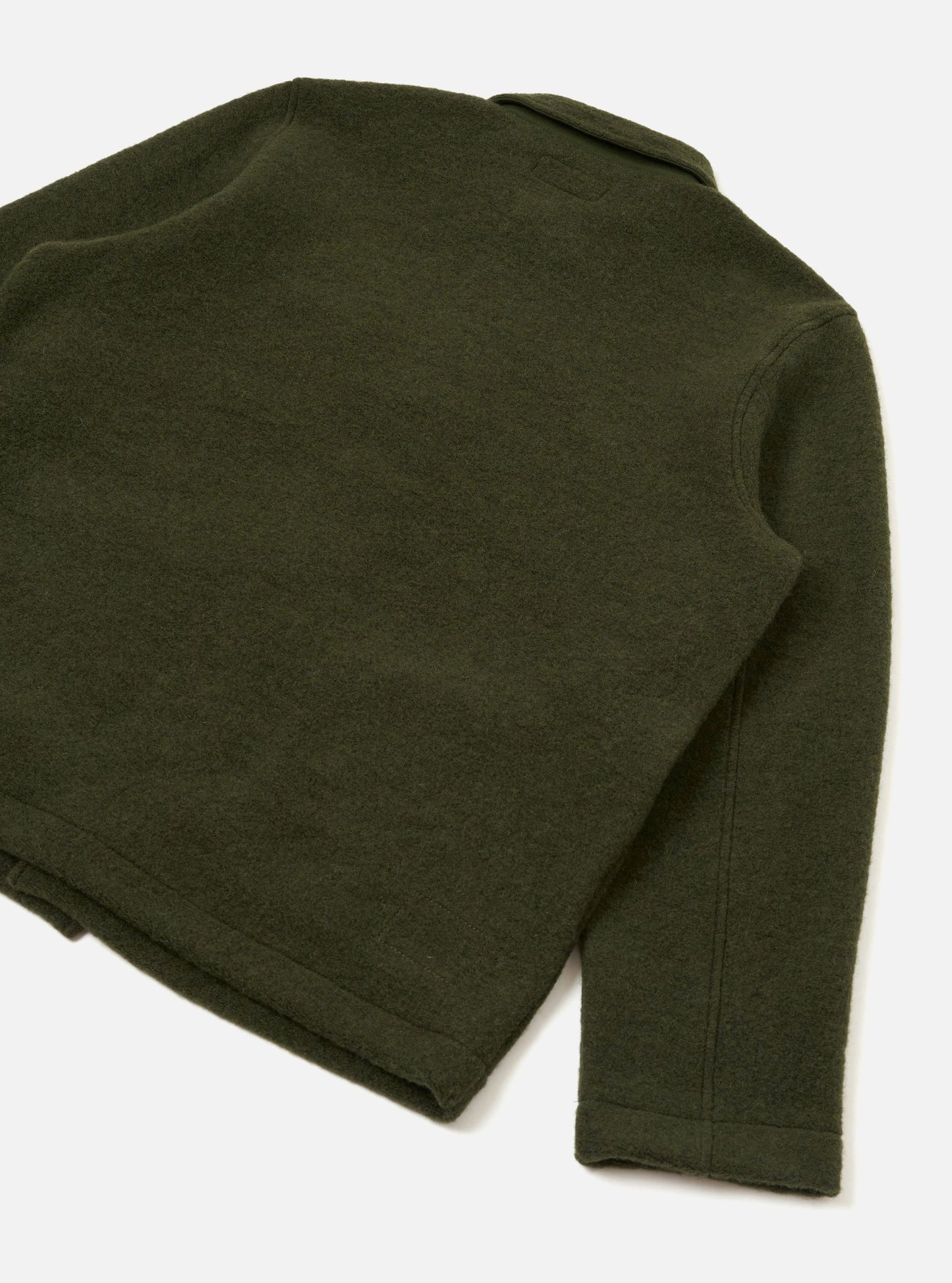 Wool Fleece Field Jacket - Olive
