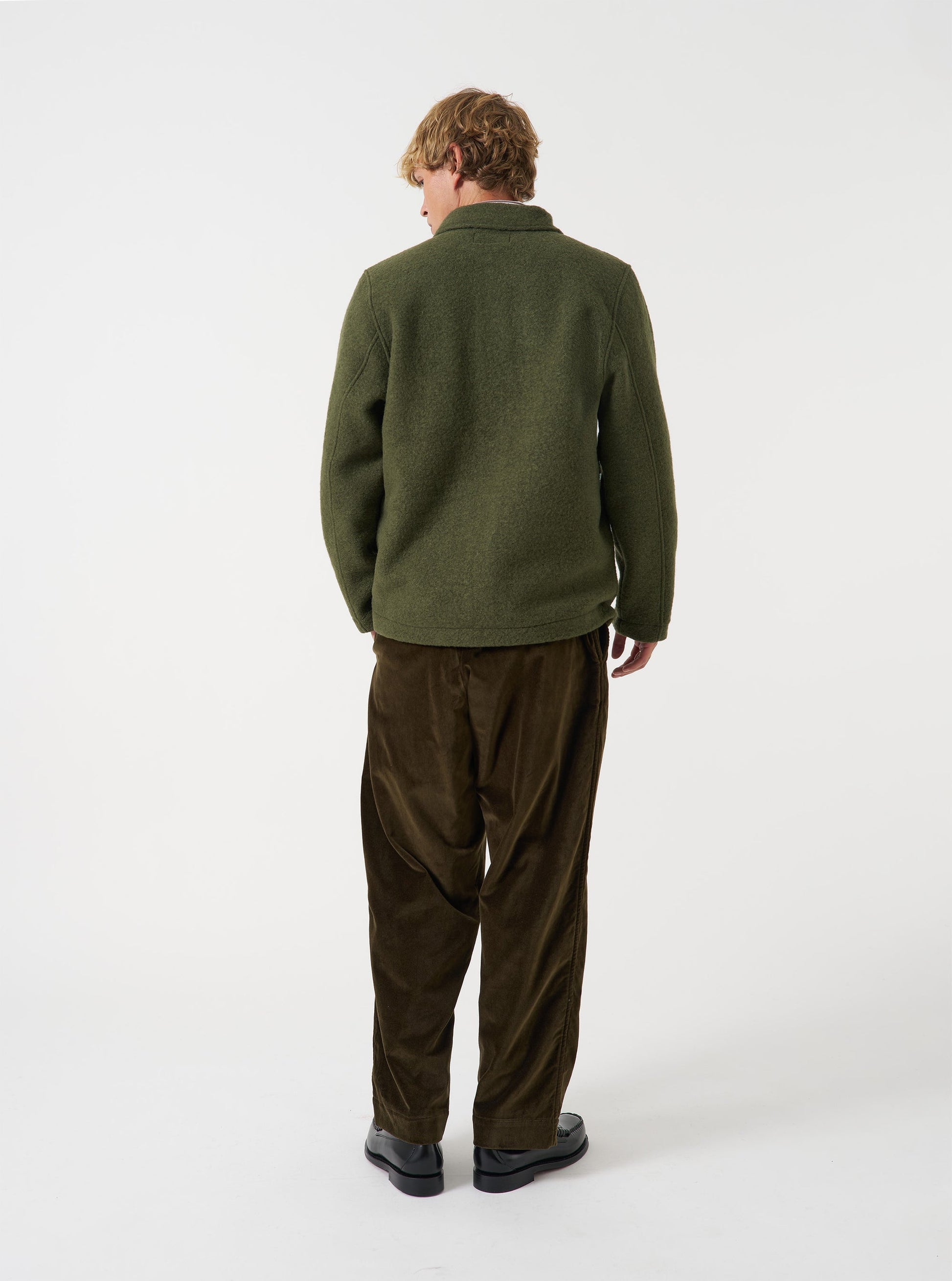 Universal Wool Fleece Field Jacket - Olive