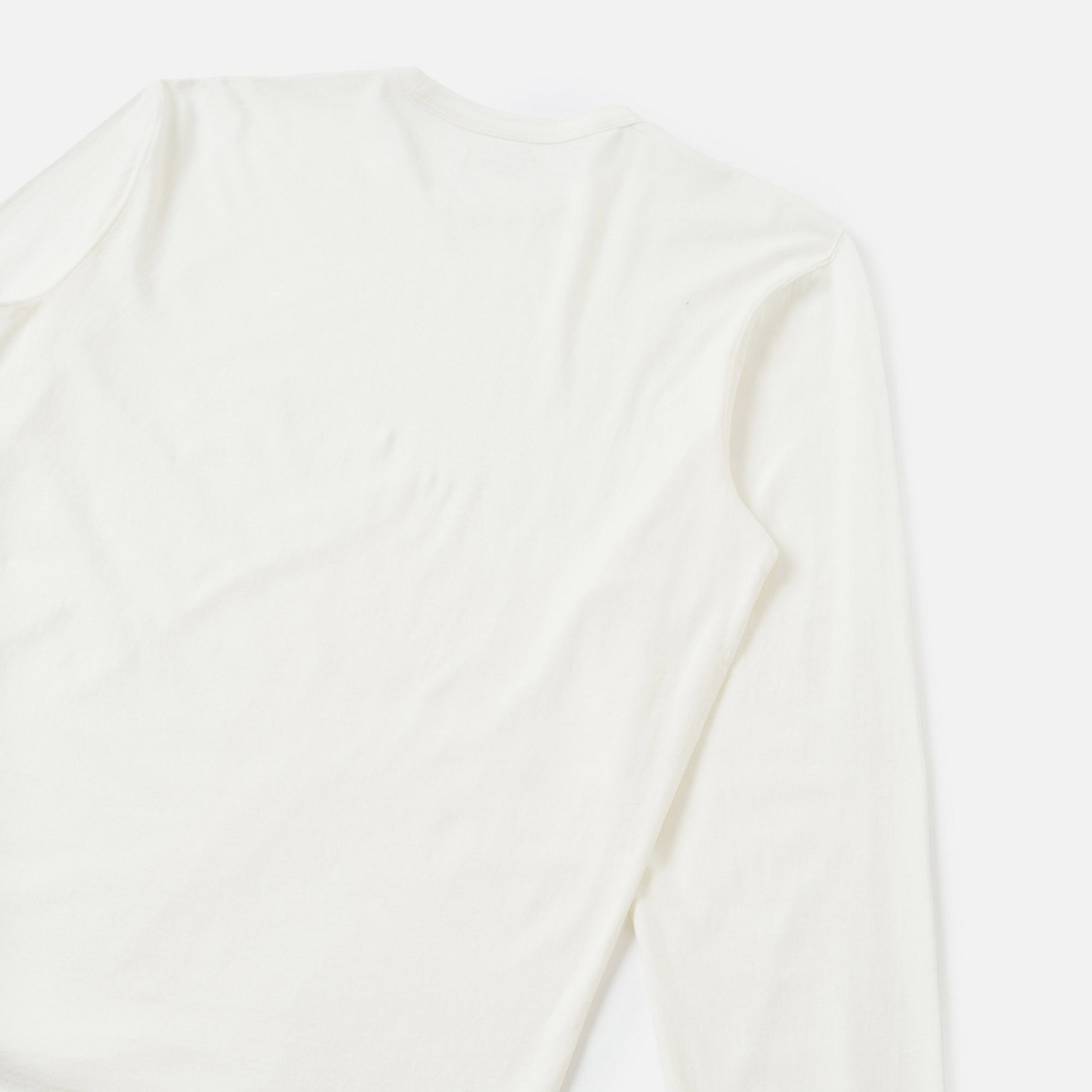 Universal Single Jersey Long Sleeve Core Pocket Tee - Ecru