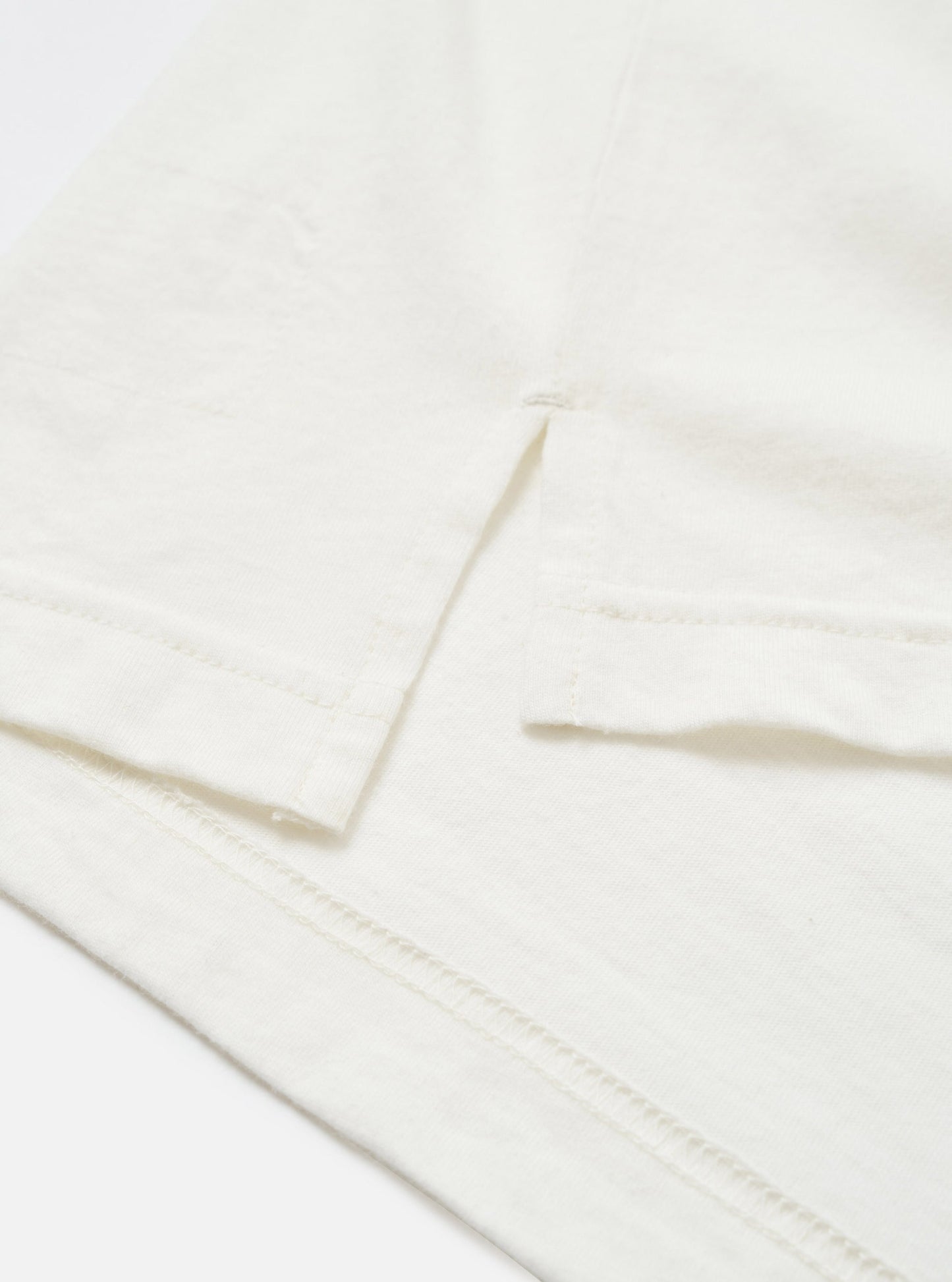 Single Jersey Long Sleeve Core Pocket Tee - Ecru