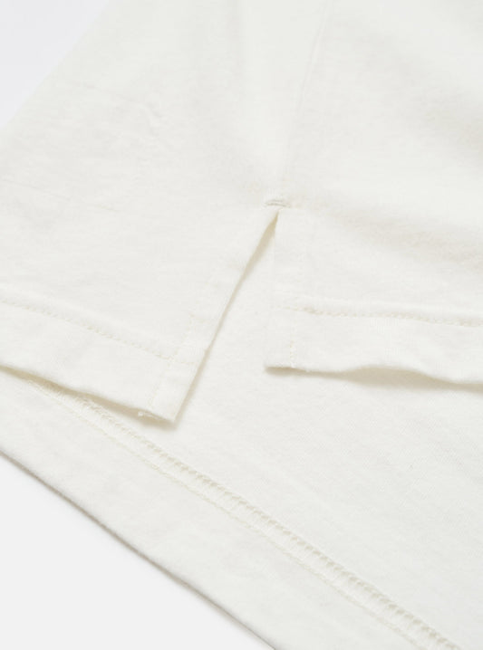Single Jersey Long Sleeve Core Pocket Tee - Ecru
