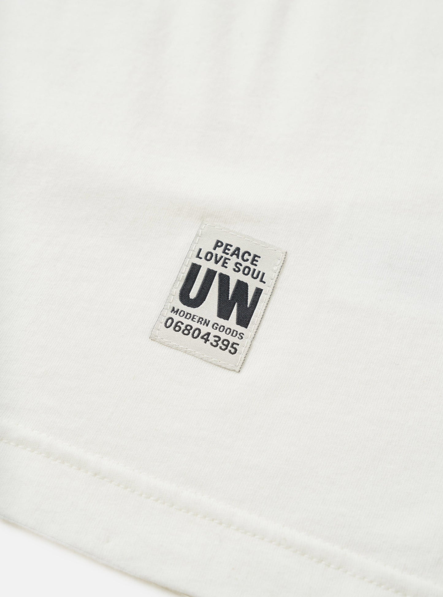 Single Jersey Long Sleeve Core Pocket Tee - Ecru