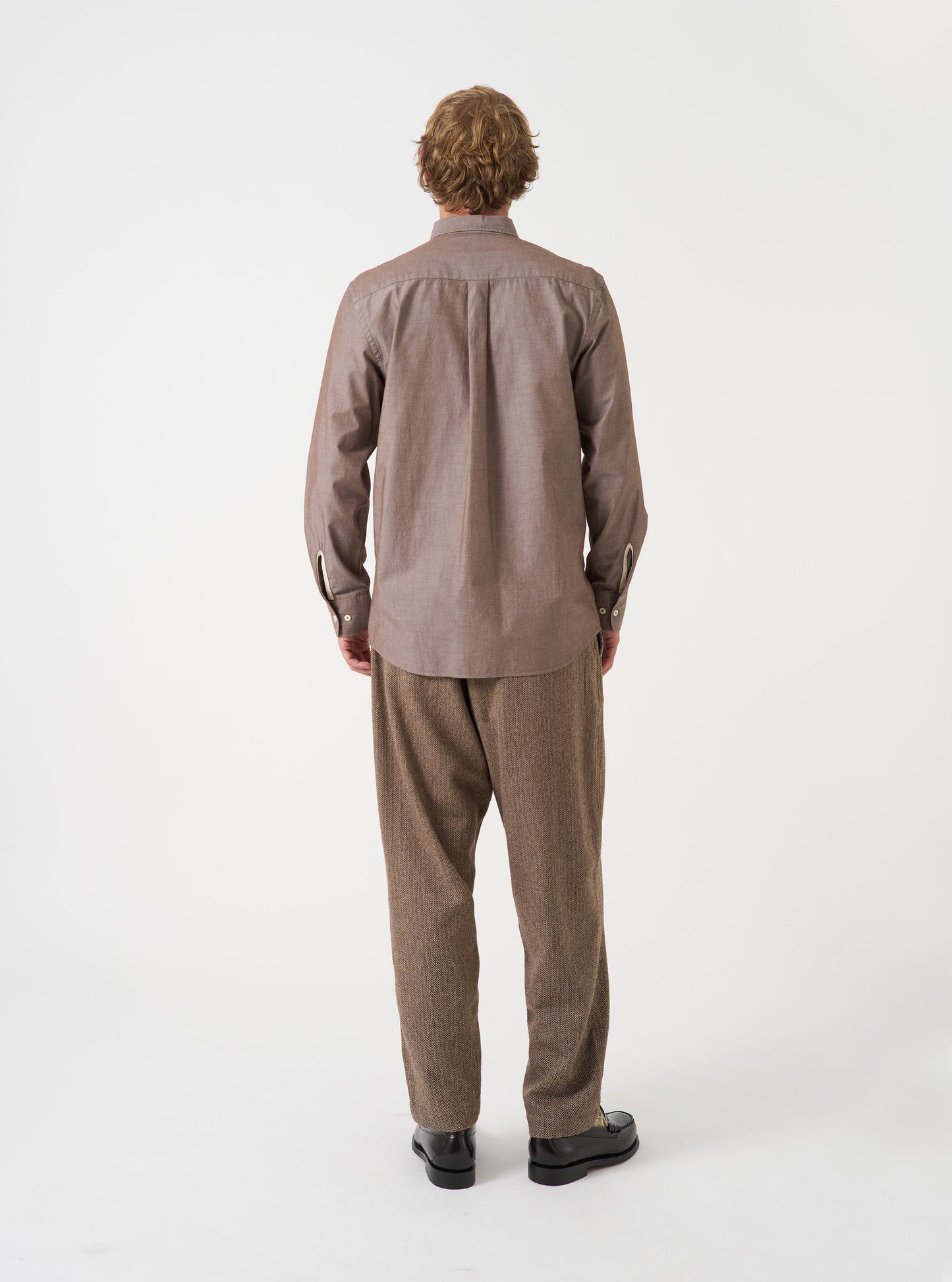 Prince Chambray Daybrook Shirt - Brown