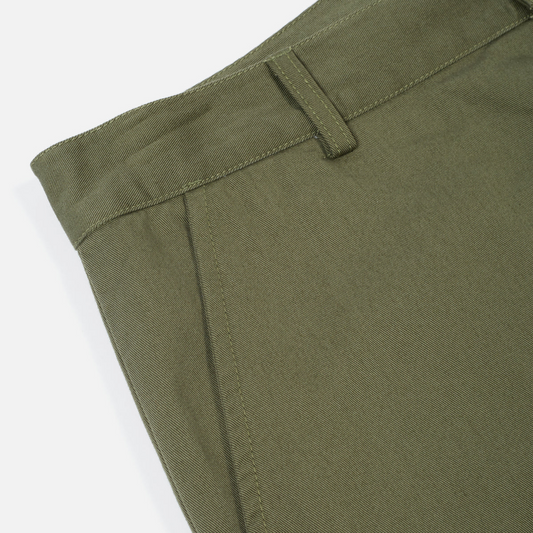 Military Chino Twill - Light Olive