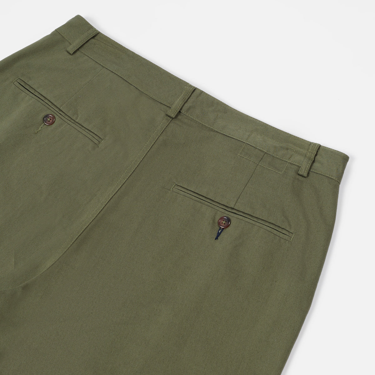 Military Chino Twill - Light Olive
