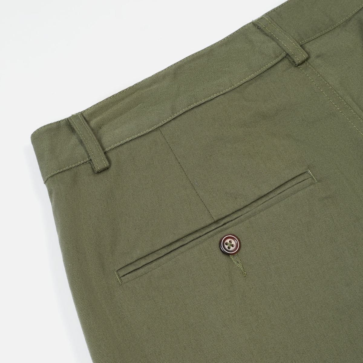 Military Chino Twill - Light Olive