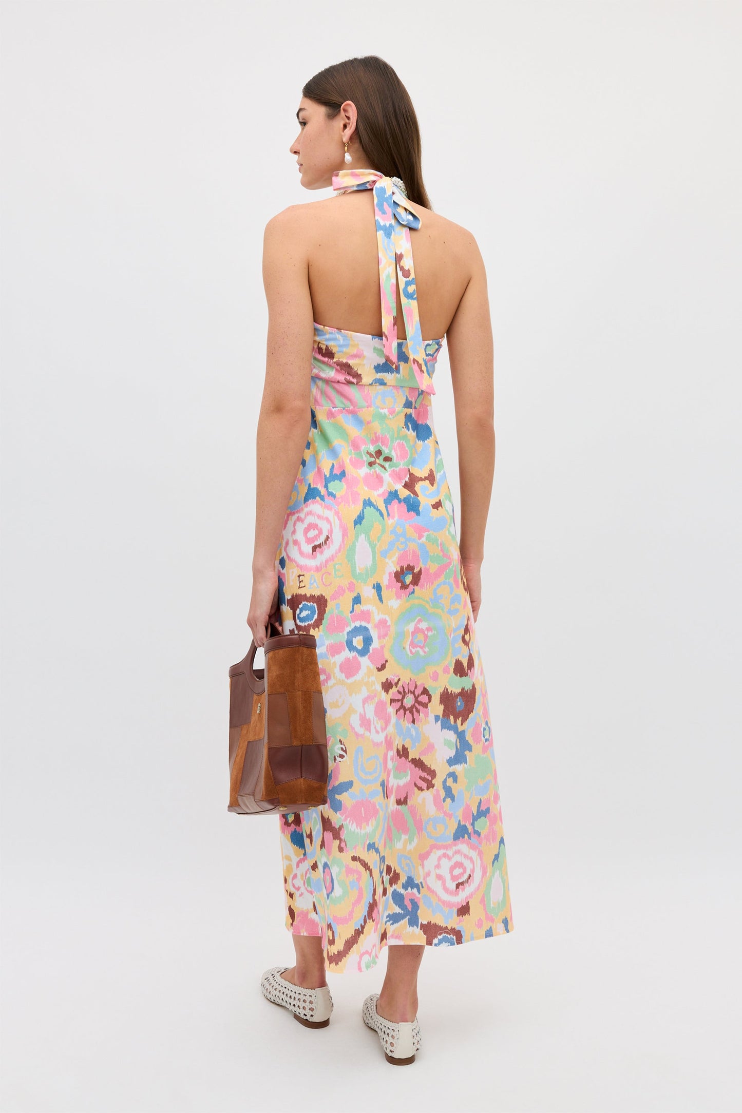 IIyana Dress - Ikat Bloom Yellow